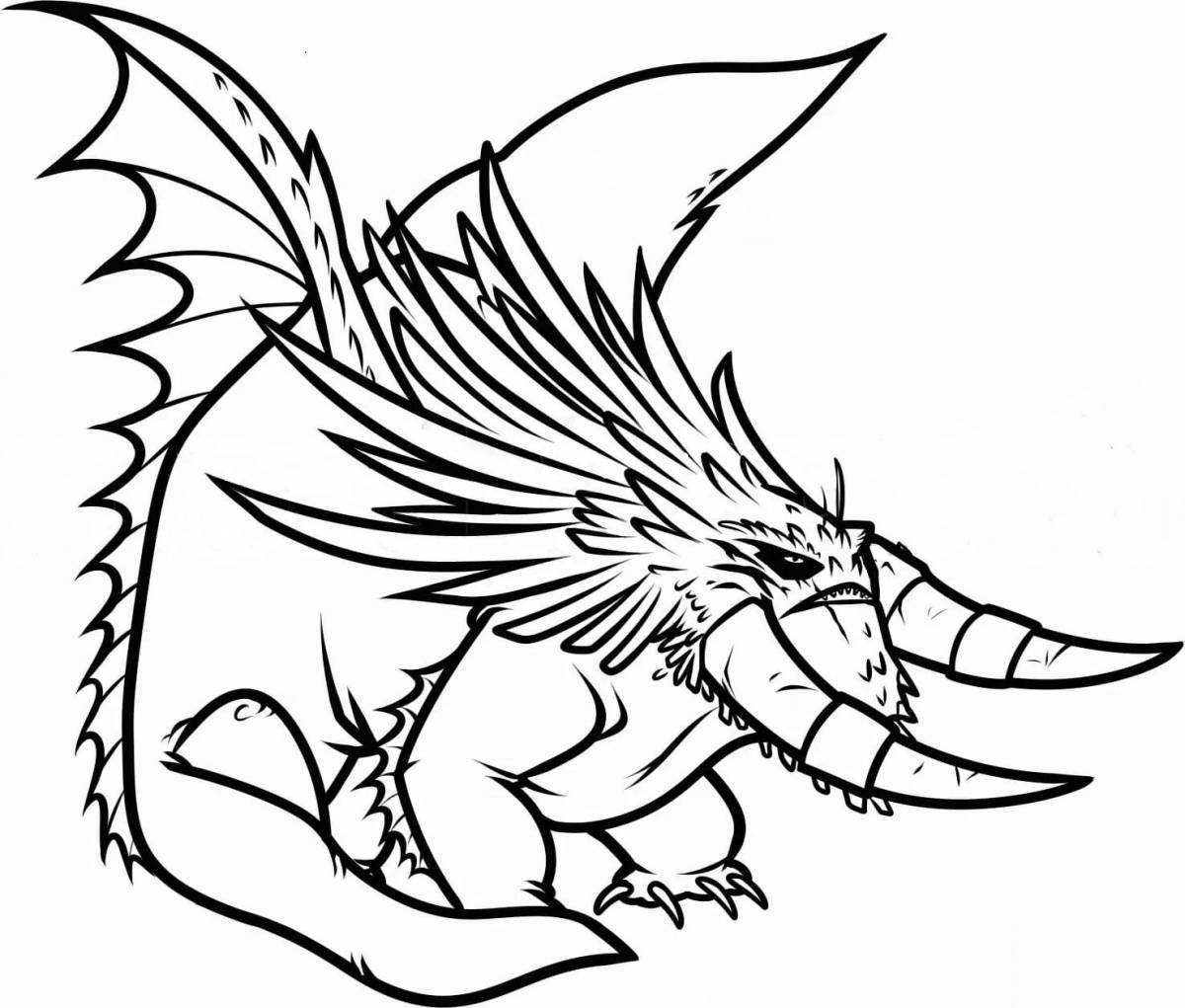 Gorgeous cauldron how to train your dragon coloring book