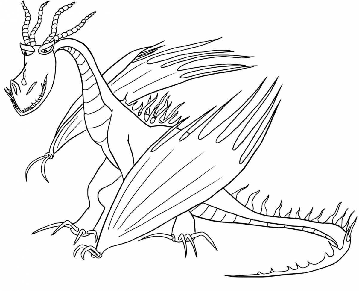 Coloring page sweet boiler how to train your dragon