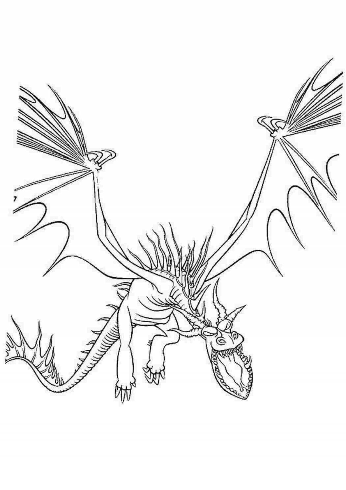 Dazzling boiler how to train your dragon coloring page