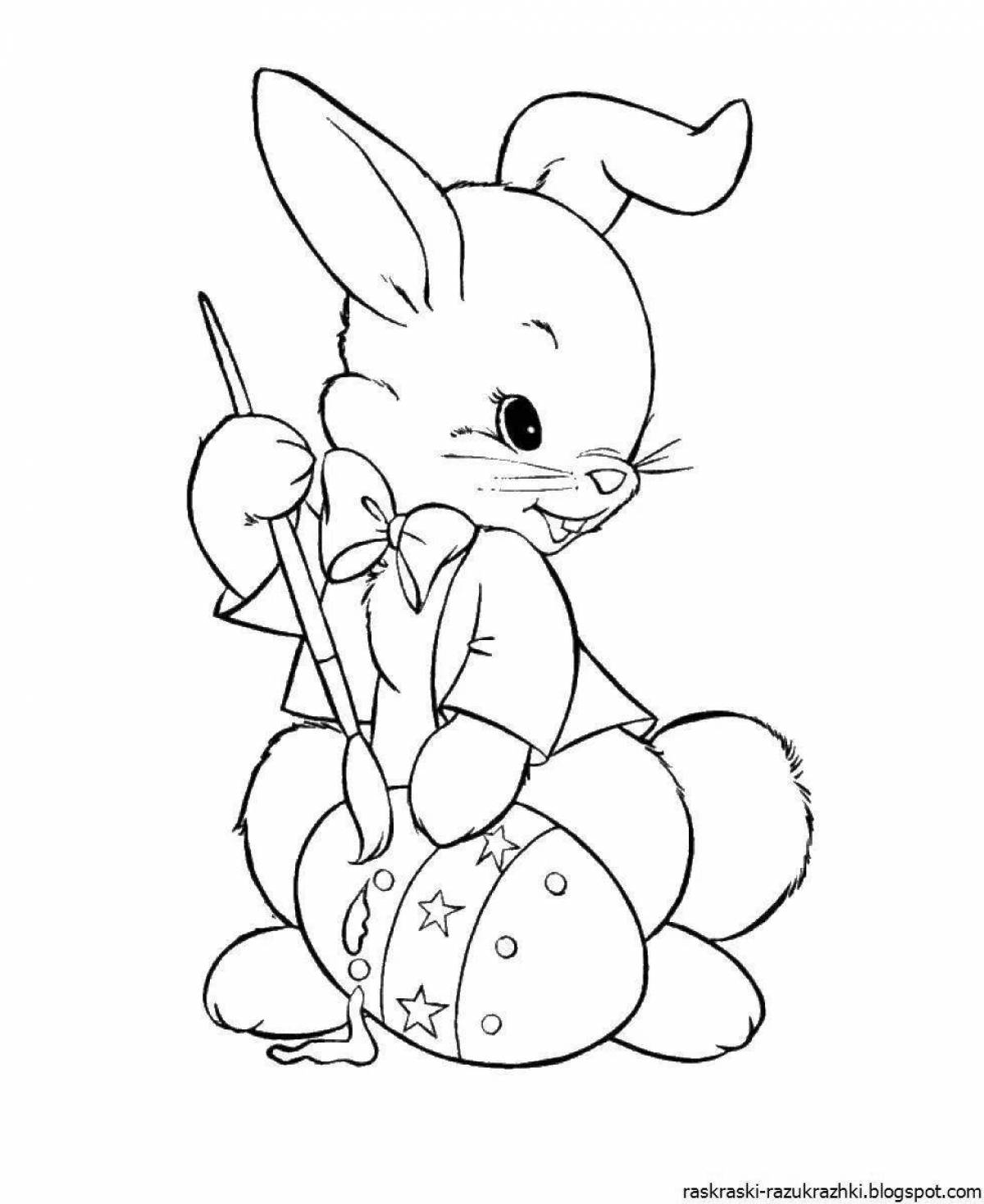 Magic coloring bunnies for girls