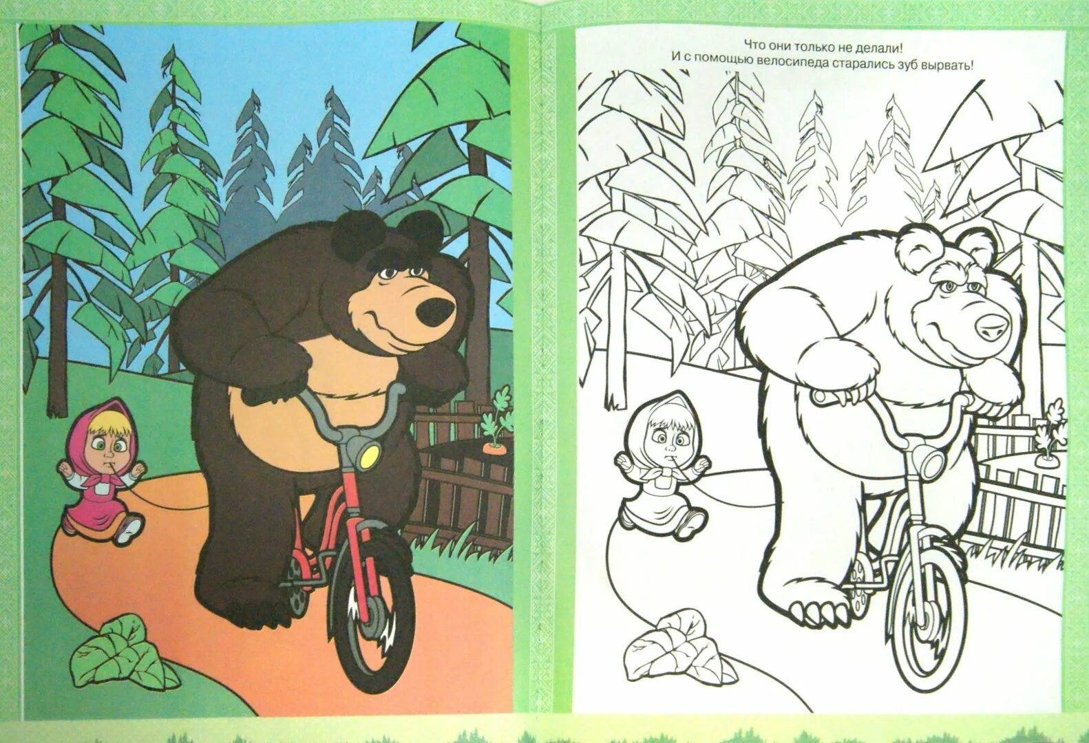 Colored Masha and the Bear #8