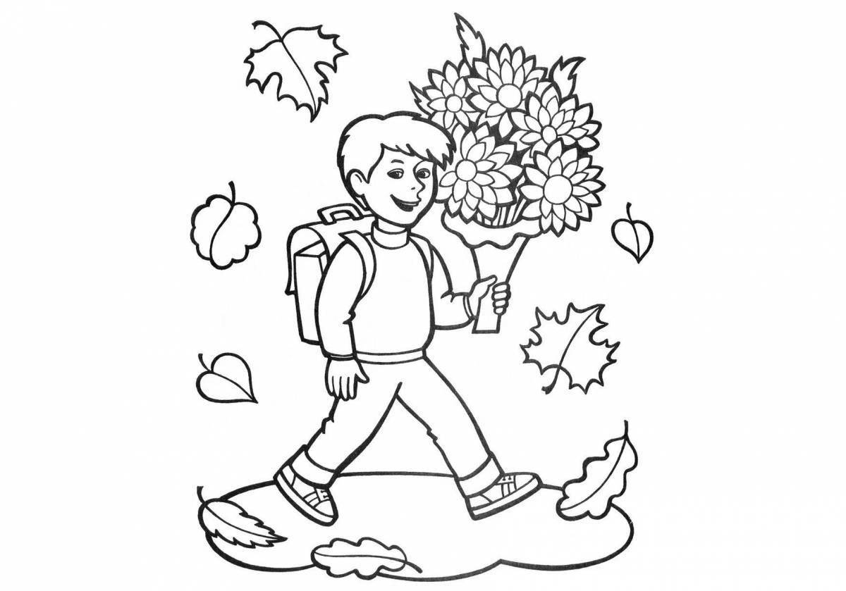 Coloring book luminous grade 1 september 1st