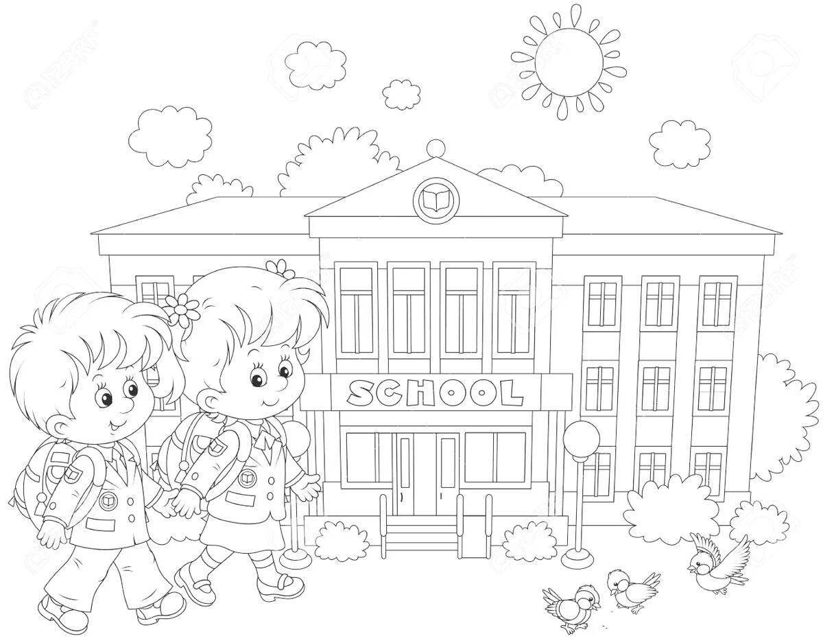 Color-crammed Grade 1 September 1 coloring