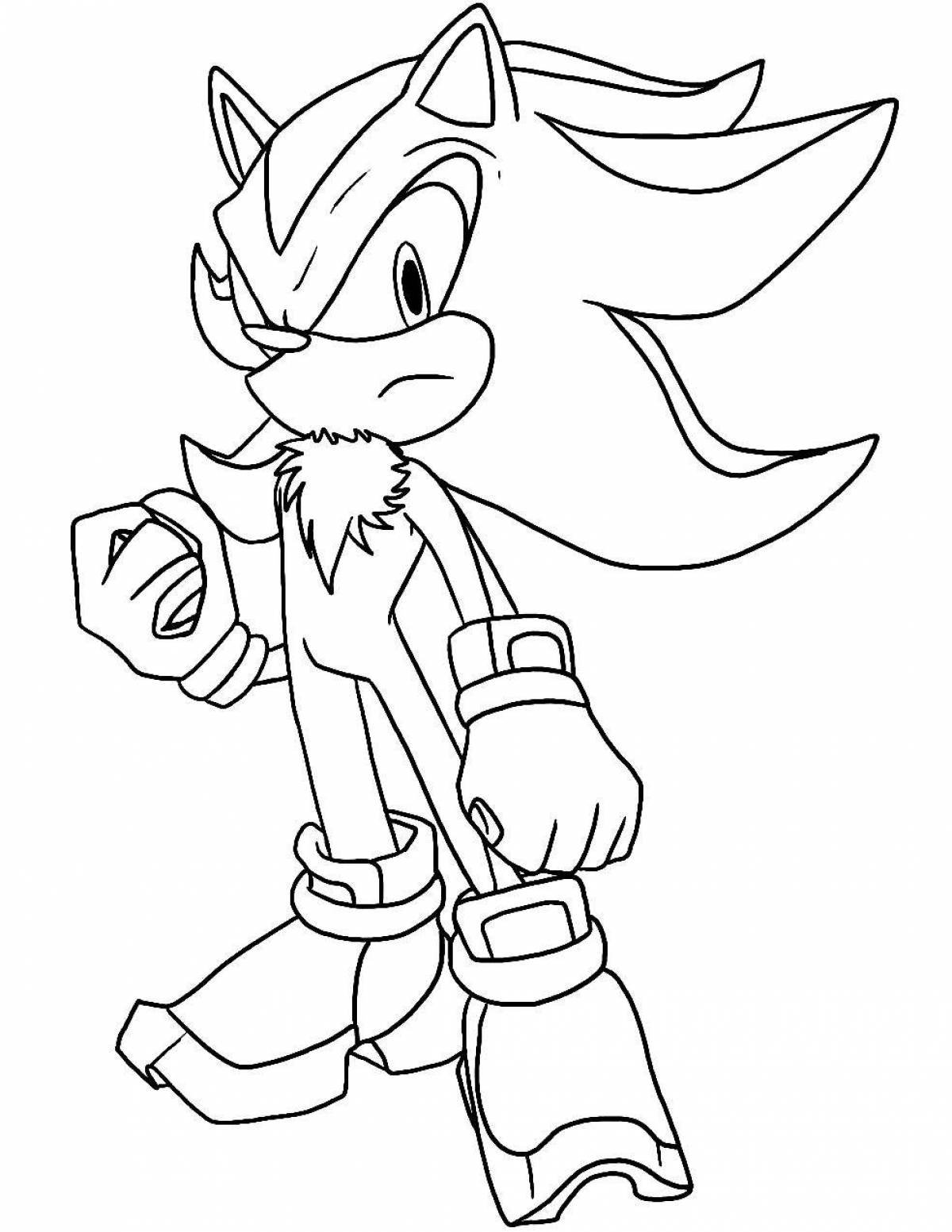 Luminous coloring sonic silver and shadow