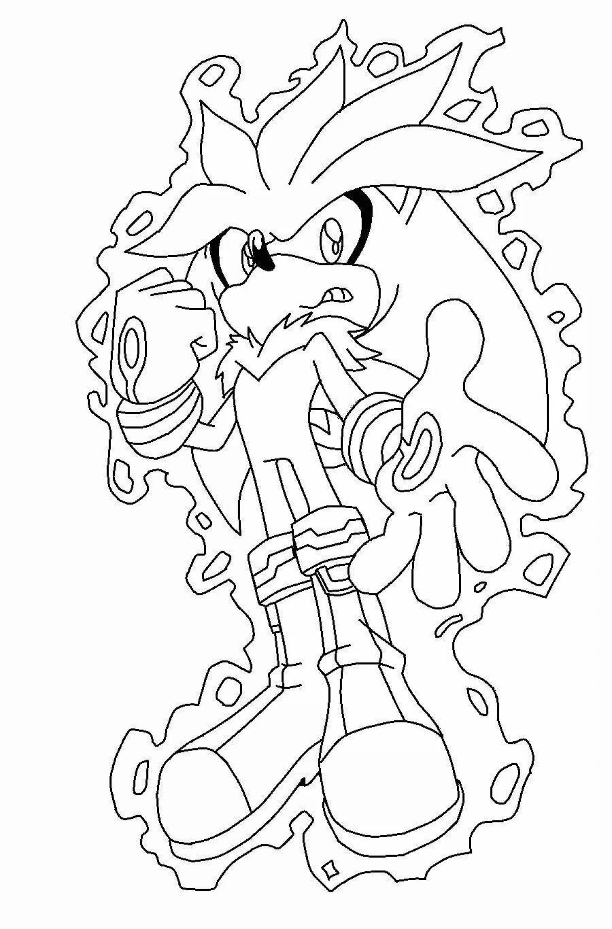 Dynamic coloring sonic silver and shadow
