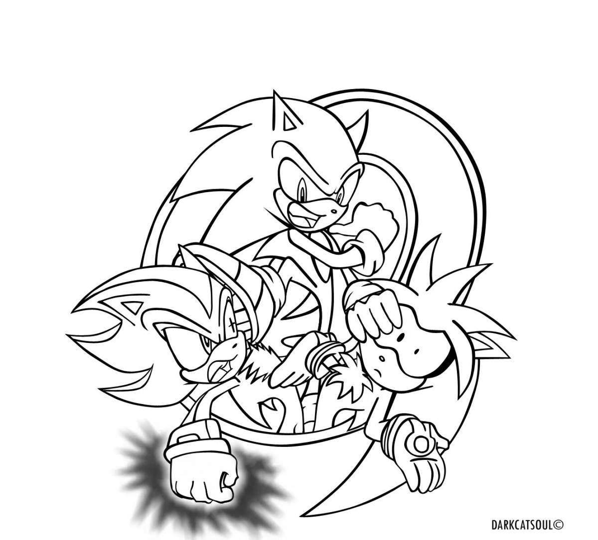 Sonic silver and shadow #1