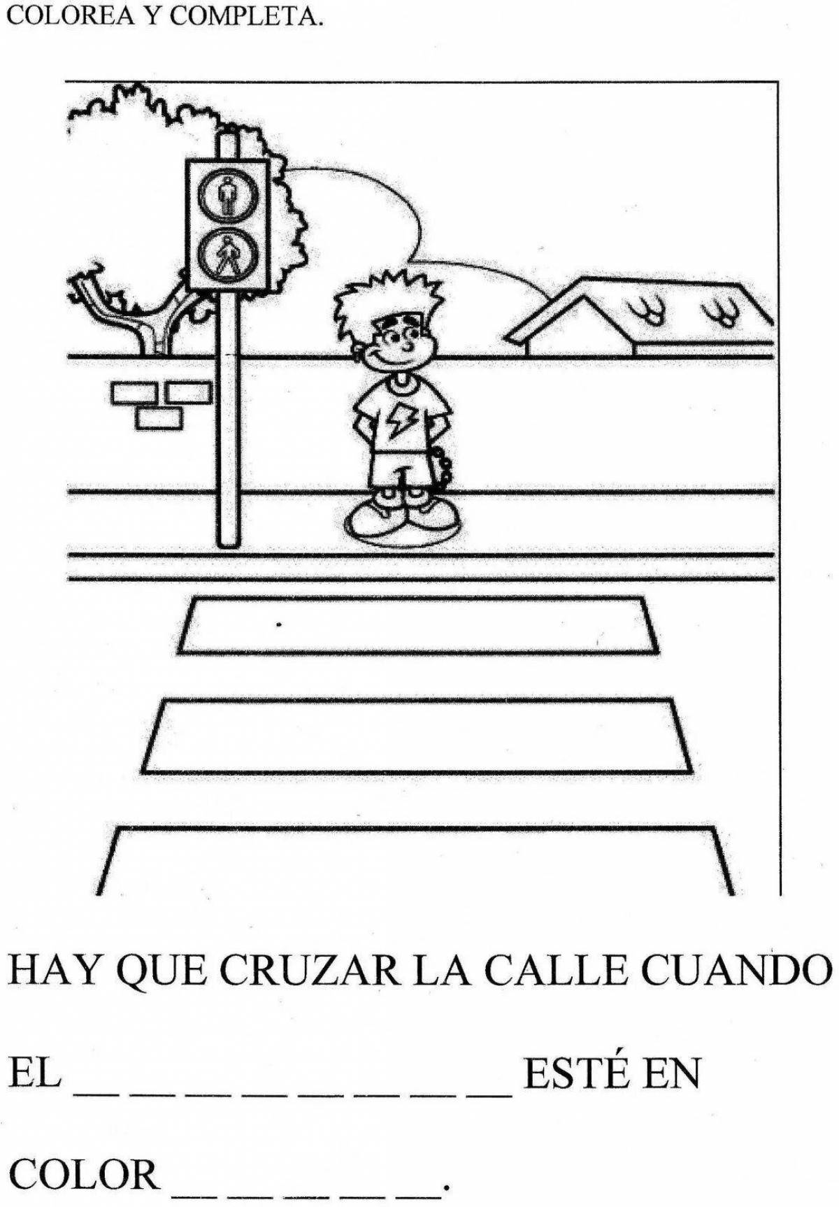 Photo For traffic rules in the middle group #1