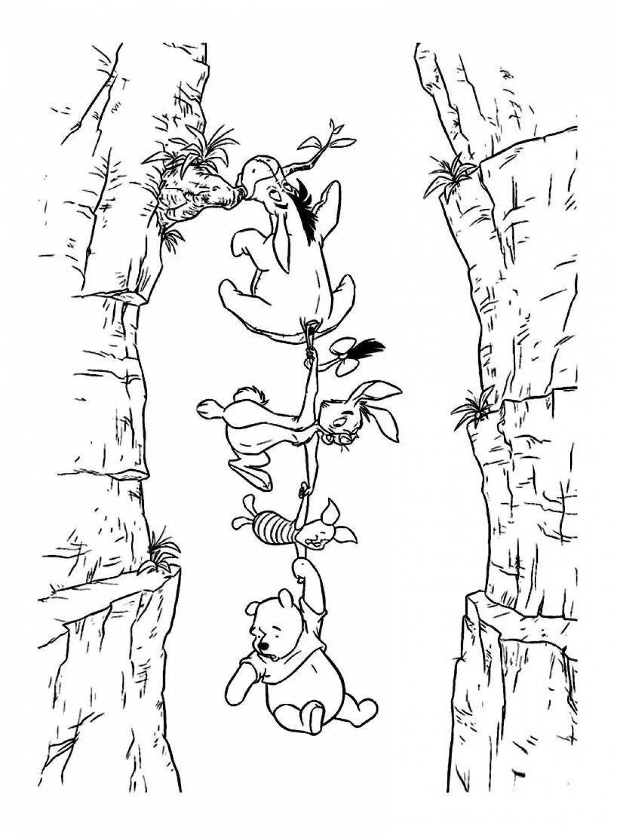 Winnie the pooh and friends holiday coloring book