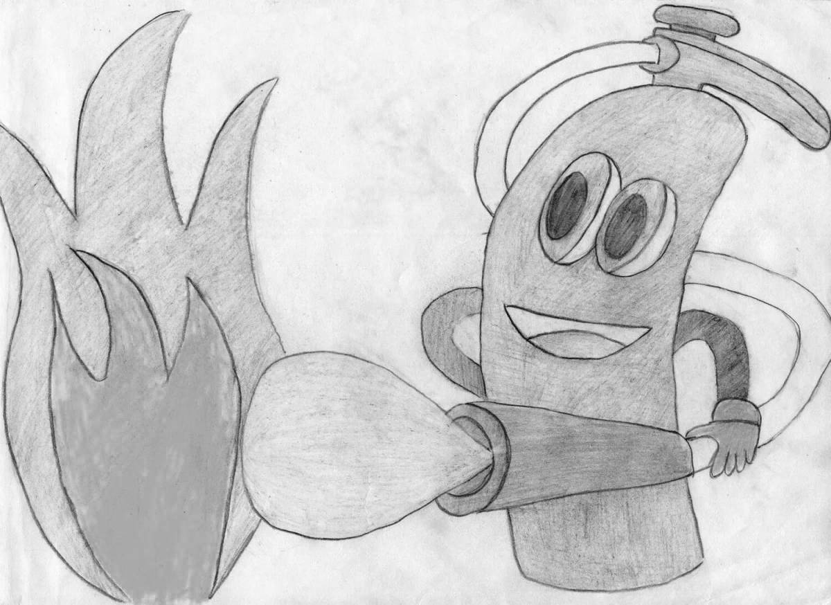 Charming bush coloring book