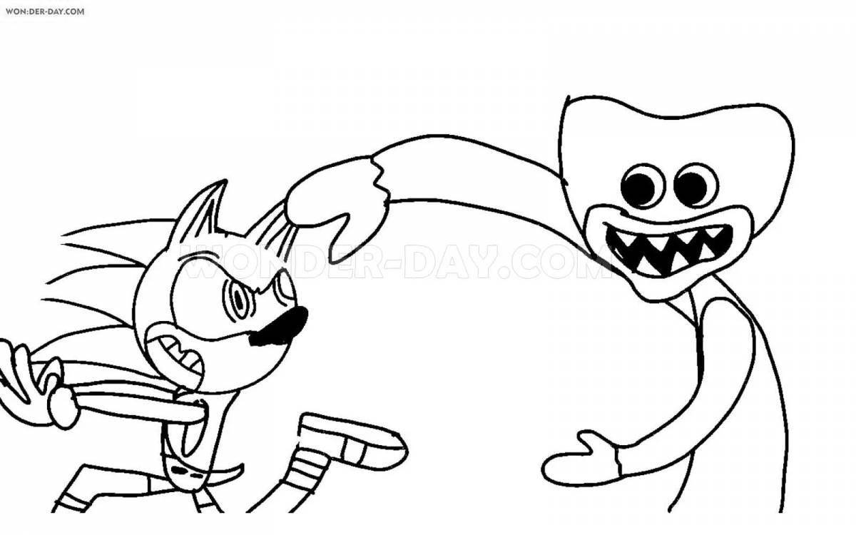 Photo Amazing coloring pages of haggy waggie and kisi misi