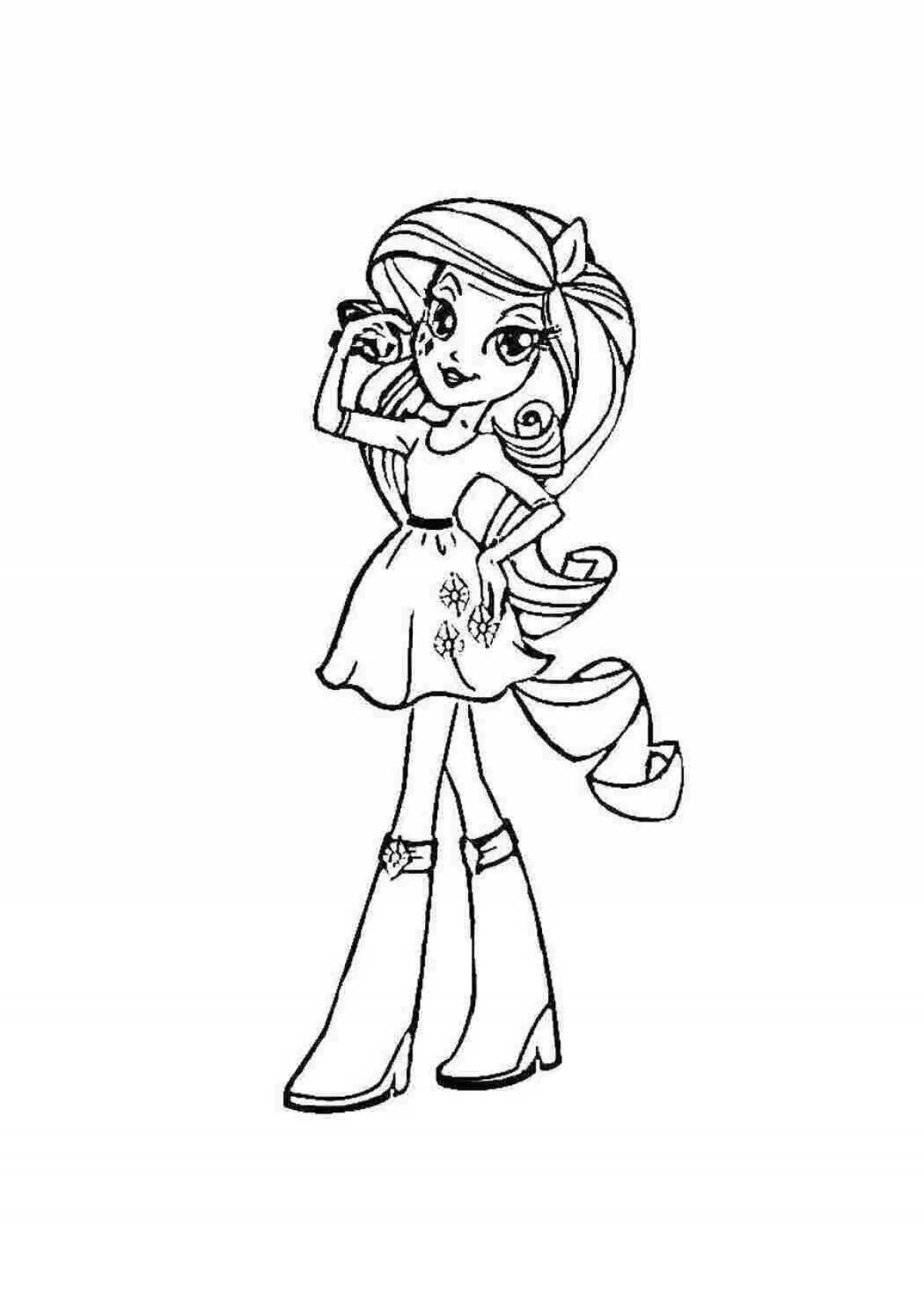Coloring my little pony sunset shimmer