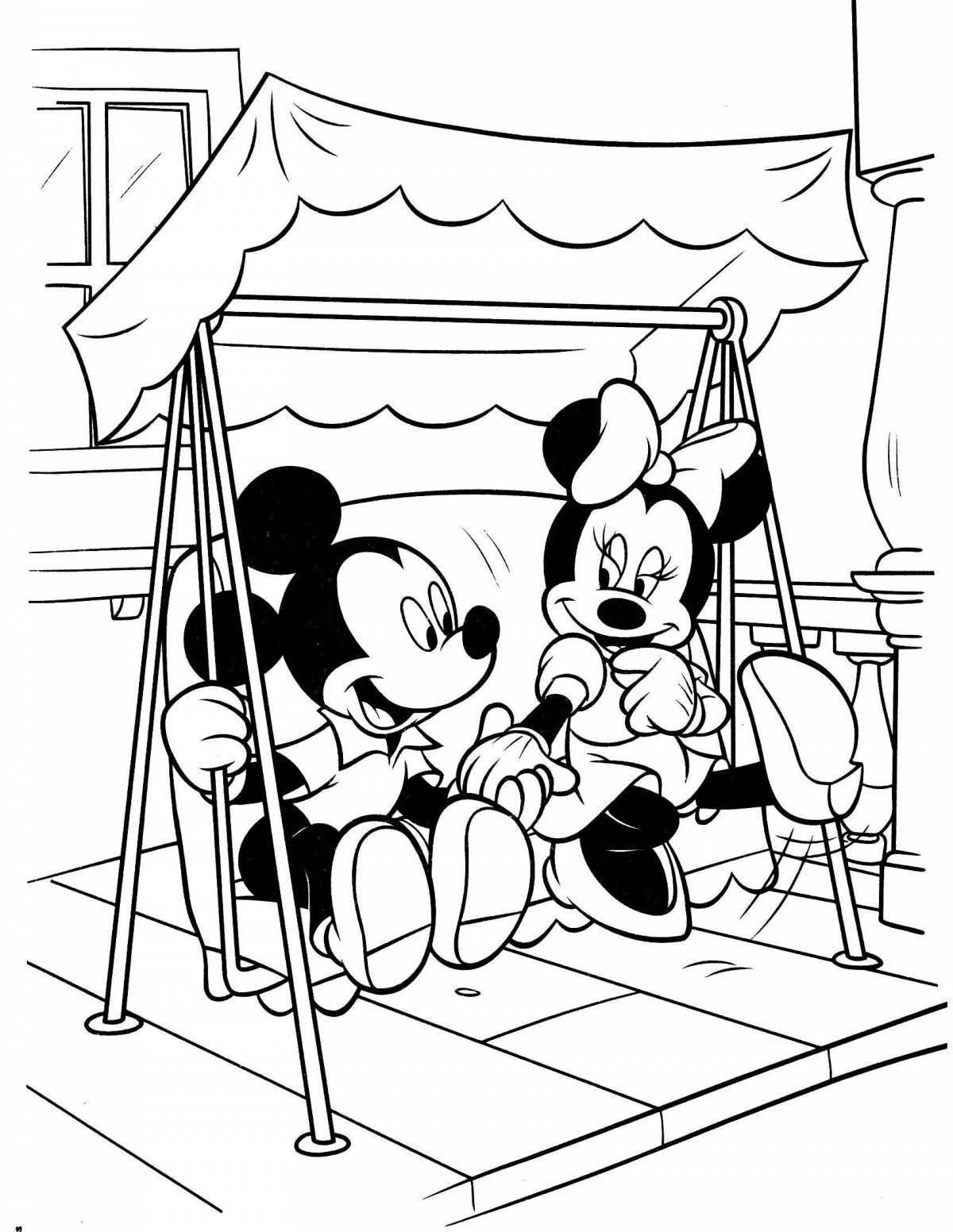 Coloring book shining cow clarabelle