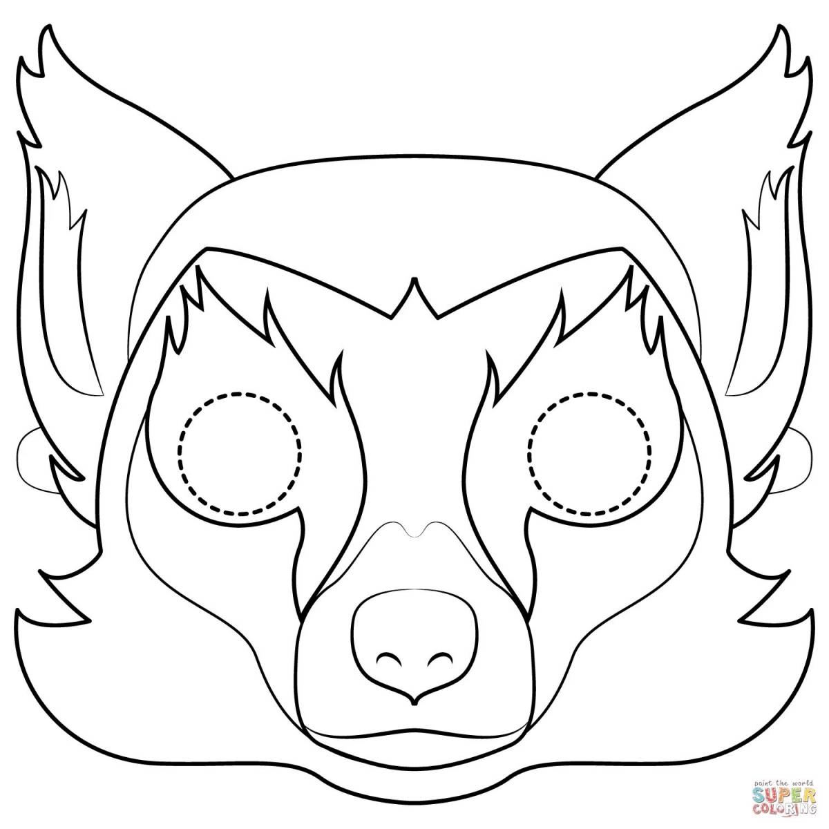 Wolf head mask #1