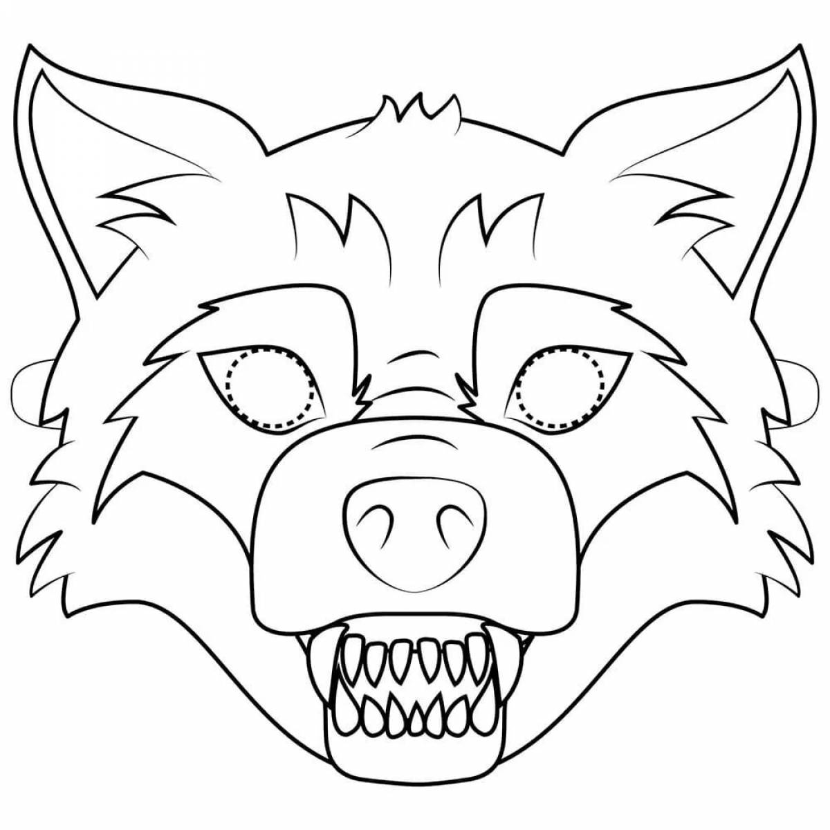 Wolf head mask #7