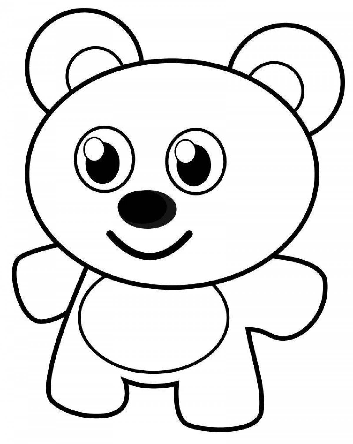 Coloring book for little girls 3 years old