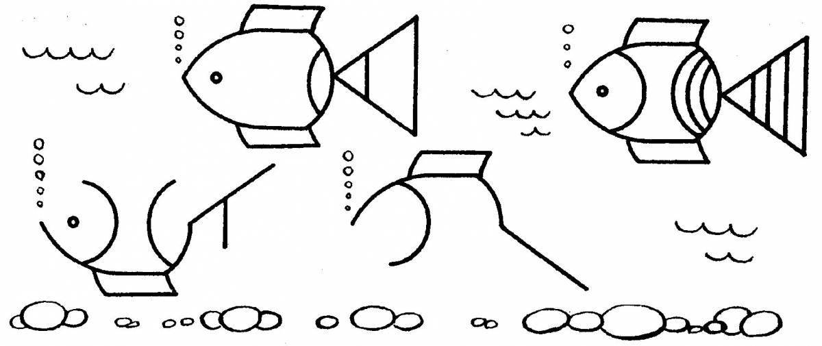 Inviting coloring book for a fairy tale case with a Yevseyka