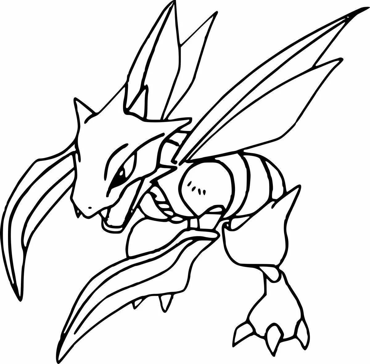 Good quality creative pokemon coloring book