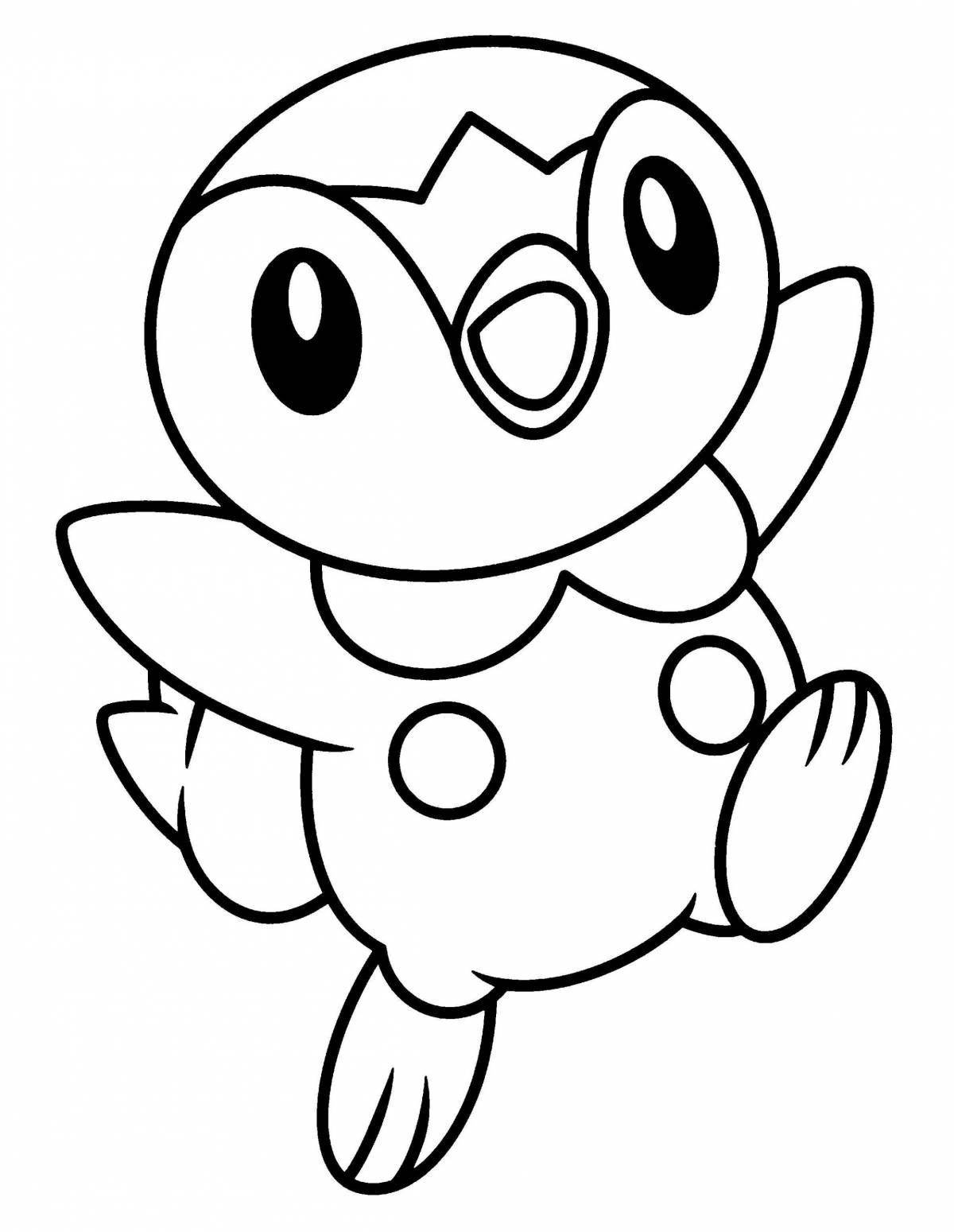 Great quality pokemon coloring page