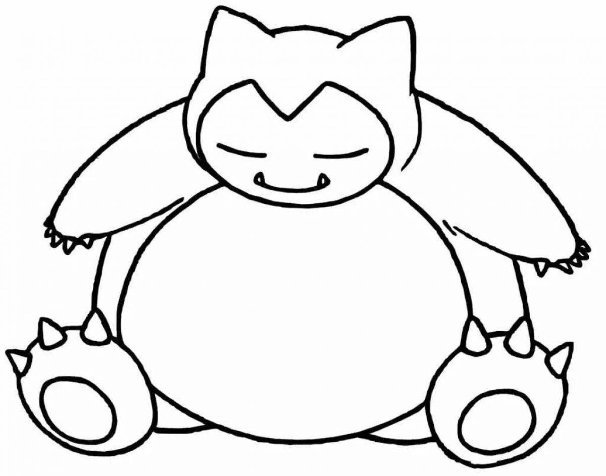Fantastic good quality pokemon coloring page