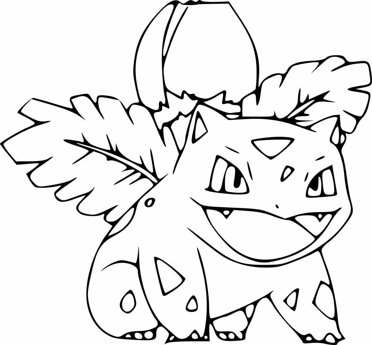 Amazing good quality pokemon coloring page