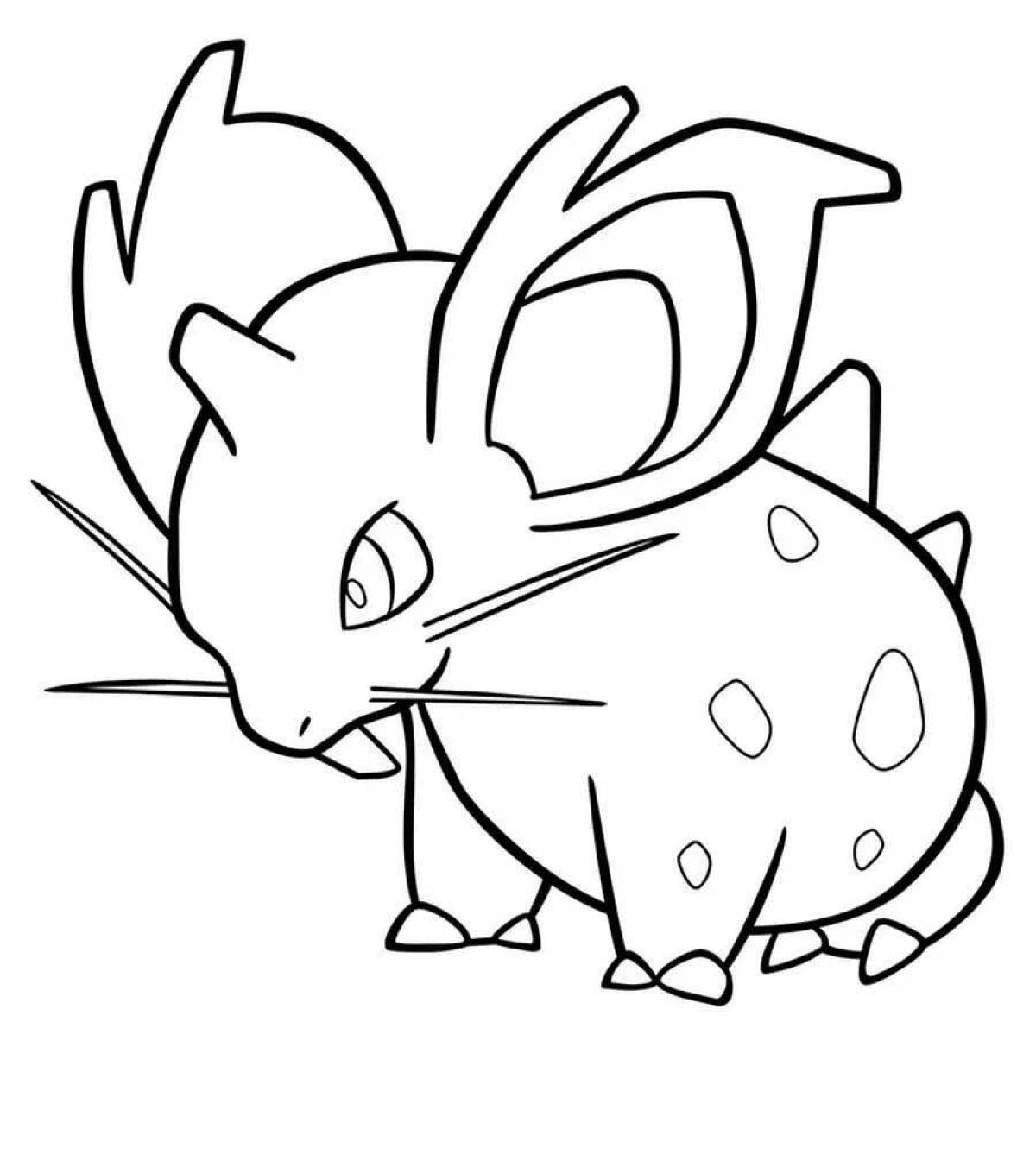 Updated good quality pokemon coloring page