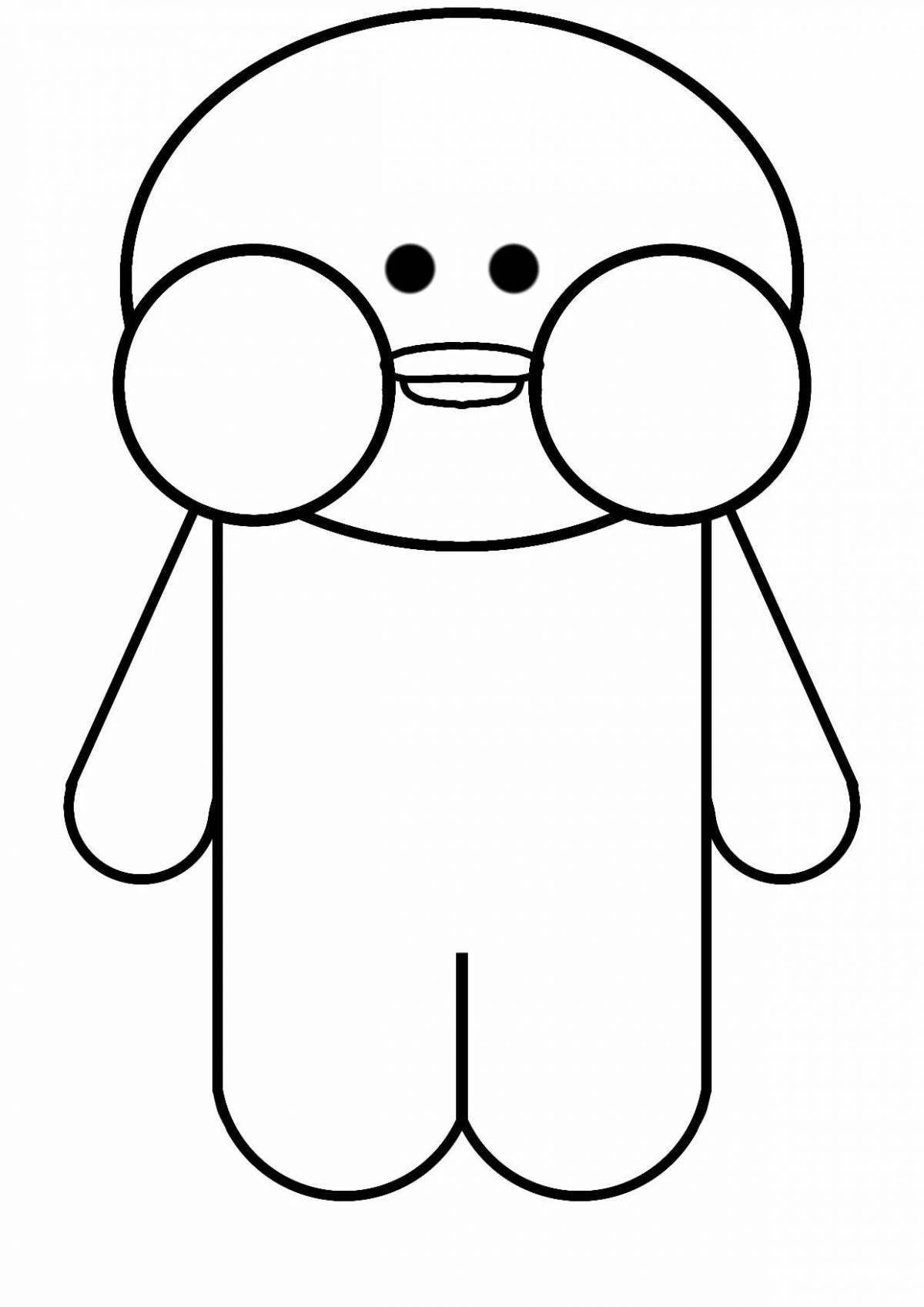 Lalafanfan playful duck from tik tok