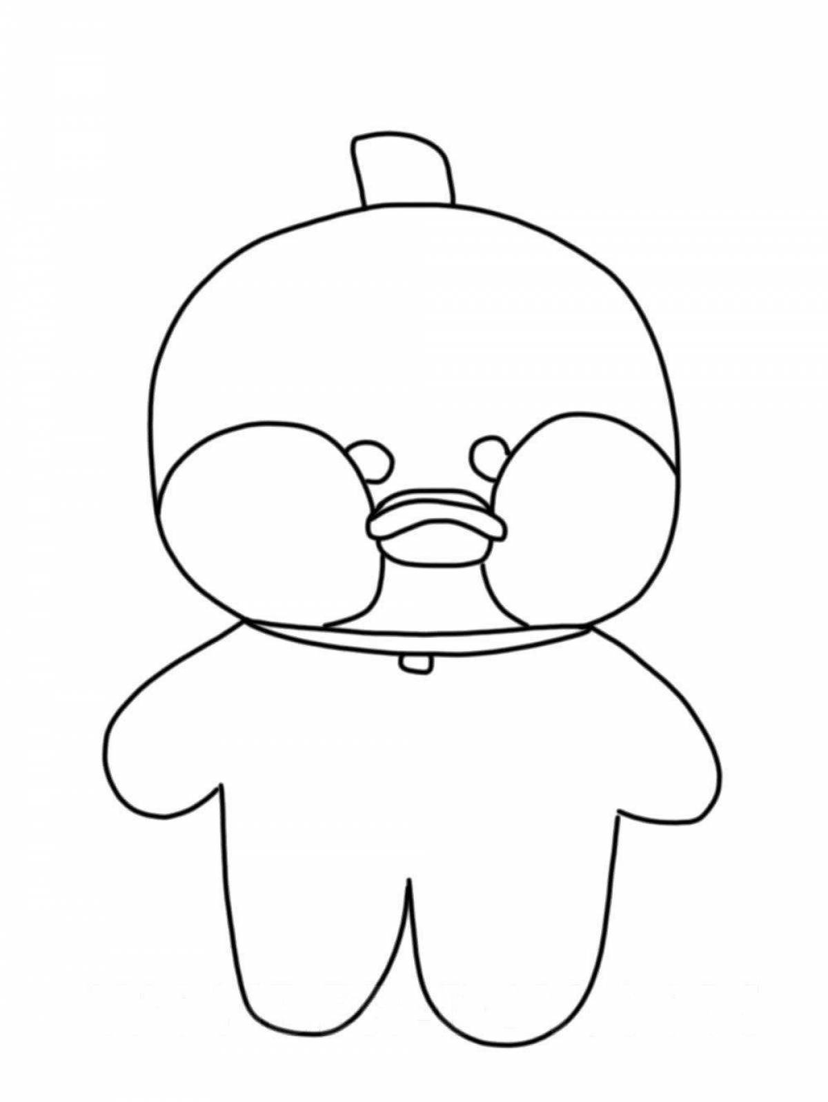 Lalafanfan happy duck from tik tok