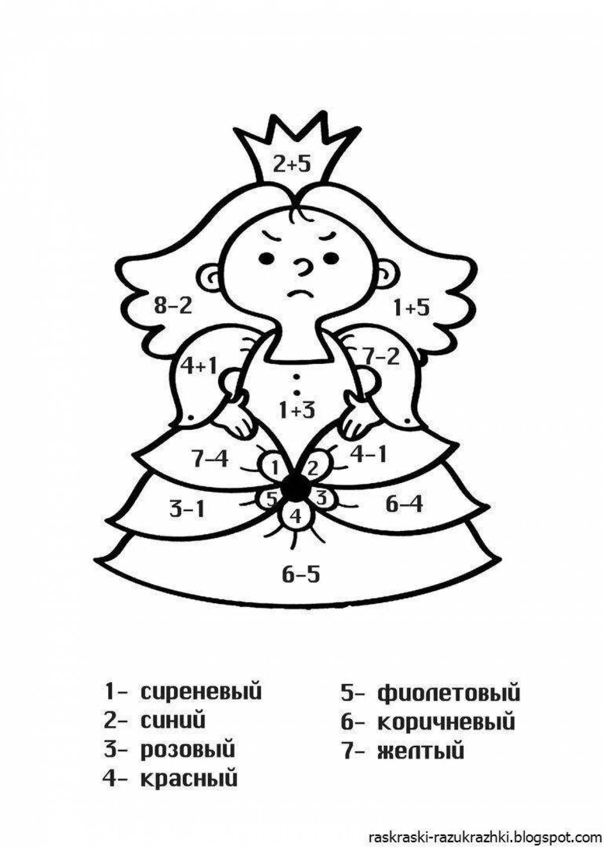 Vivid mathematical addition and subtraction within 10