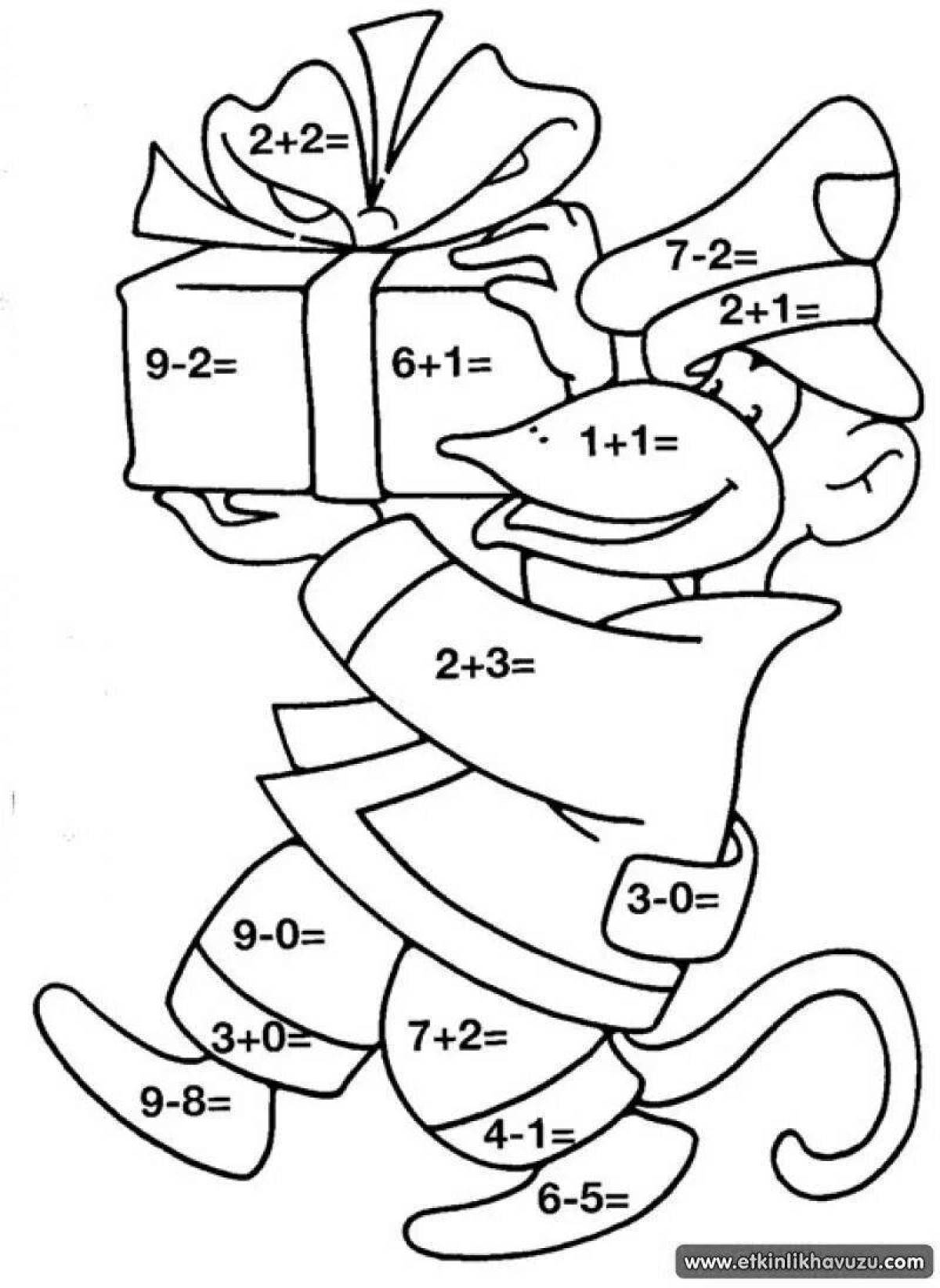 Color-rich math addition and subtraction within 10