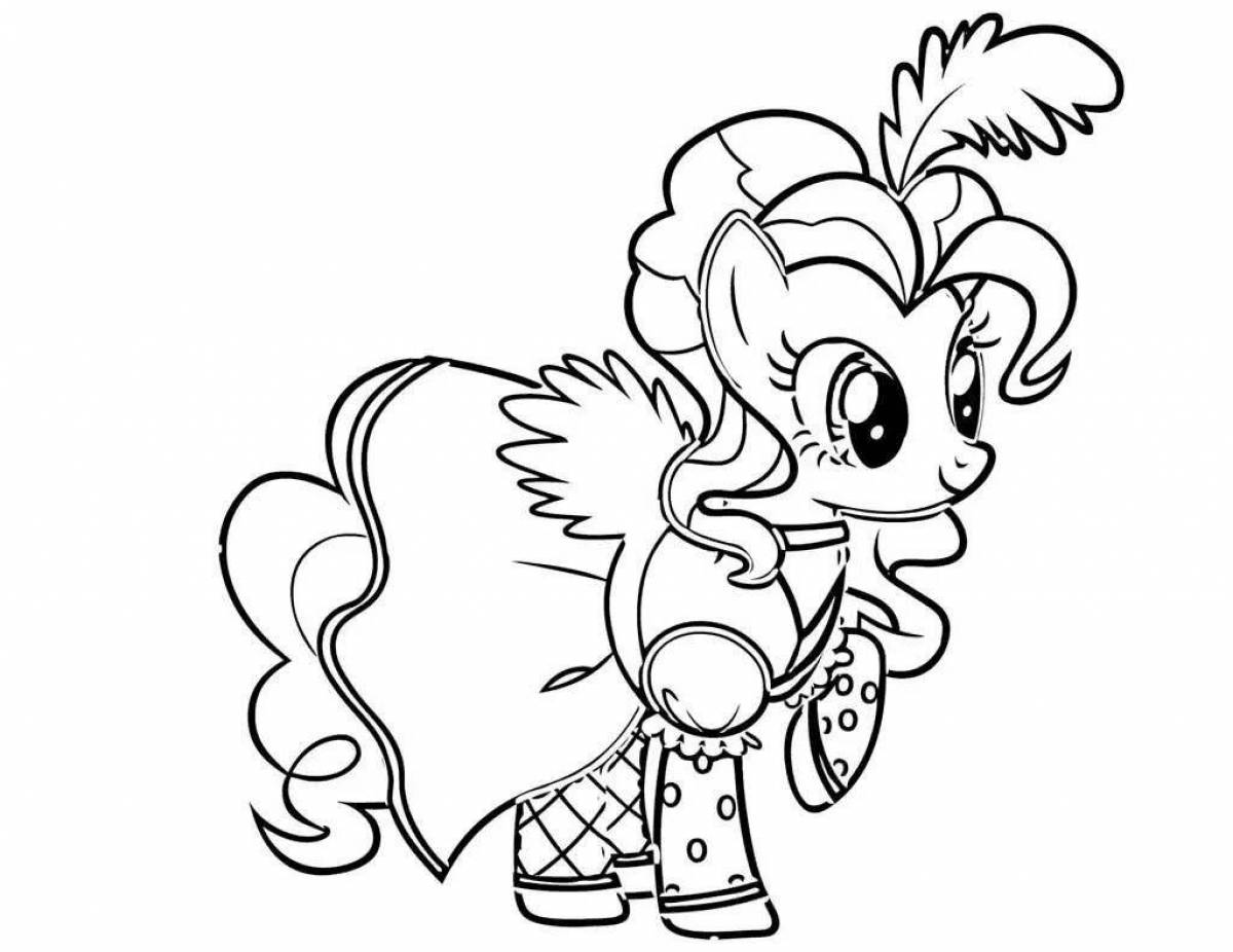 My little pony glowing coloring book