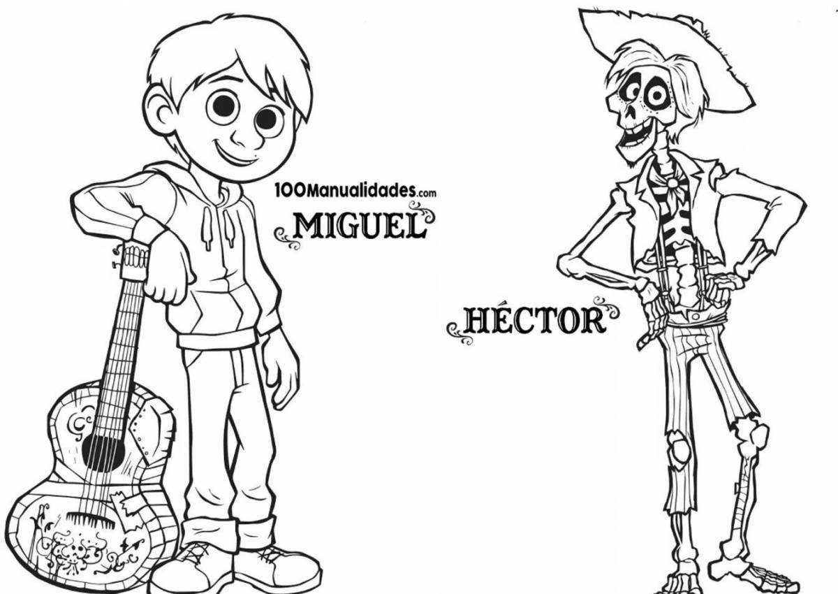 Величественный секрет страницы раскраски