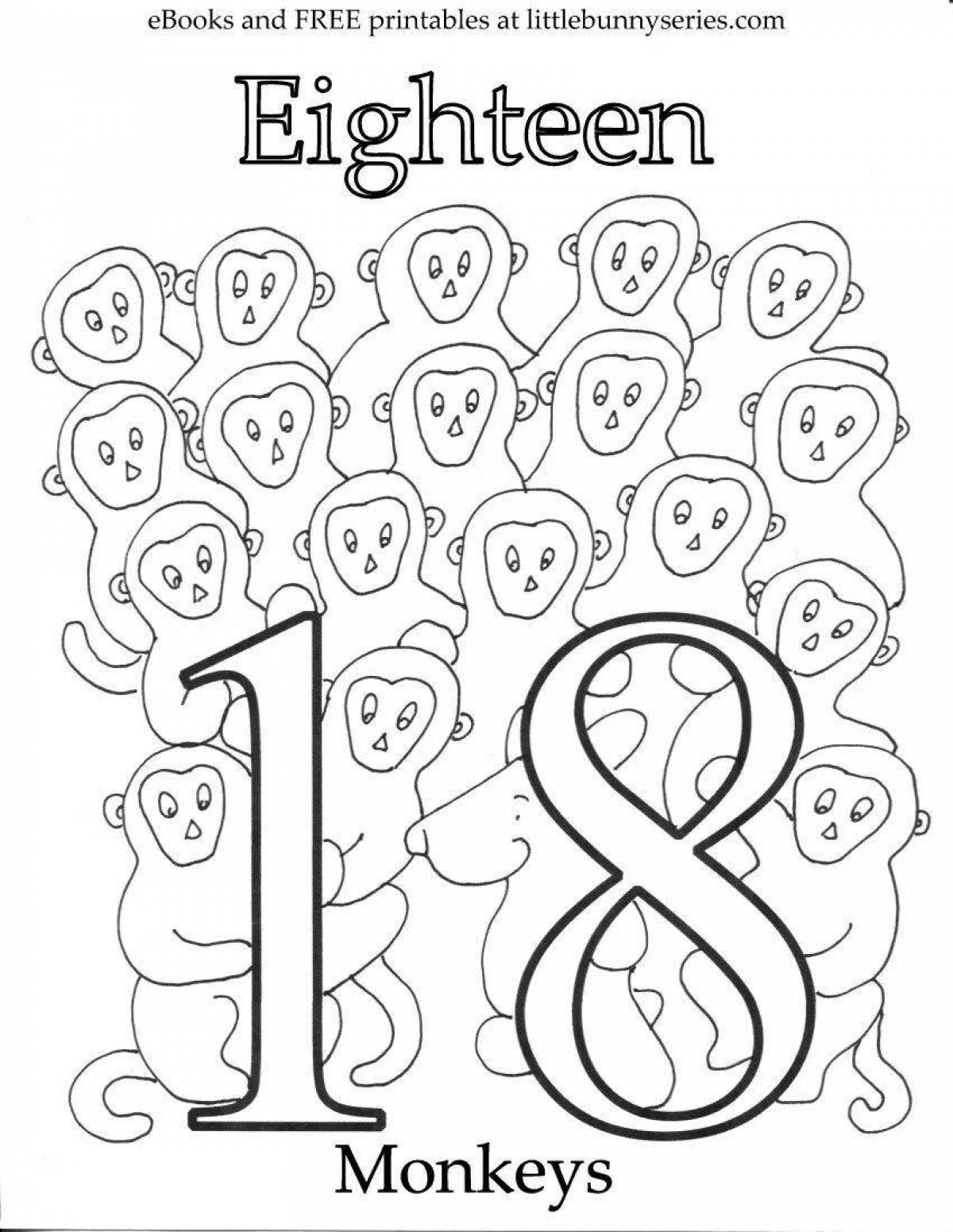 Charming coloring page 17