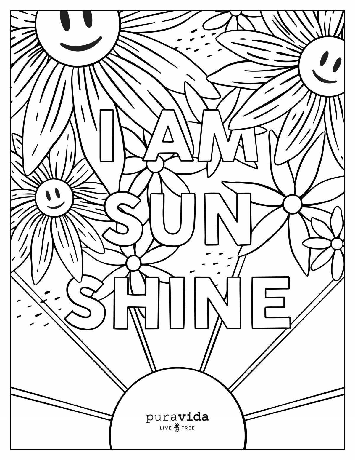 Luminous coloring page 17