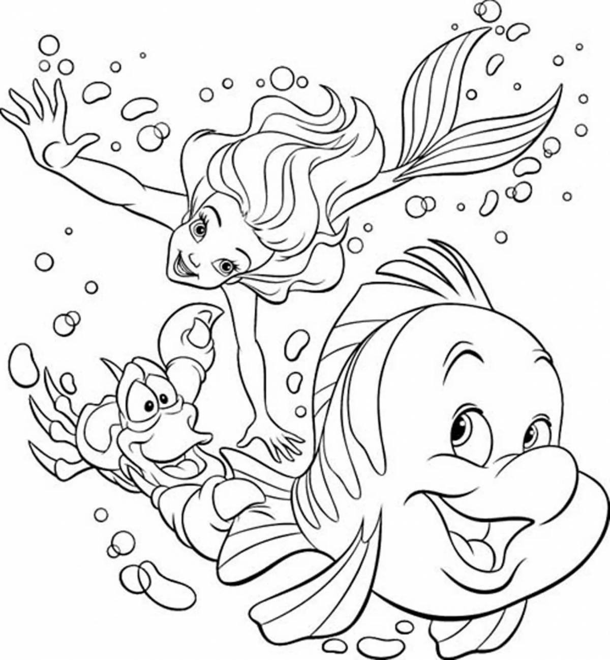 Sparkling coloring page 17