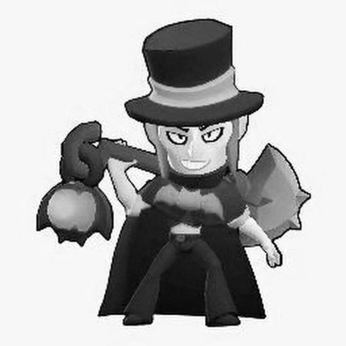 Cute mortis coloring page