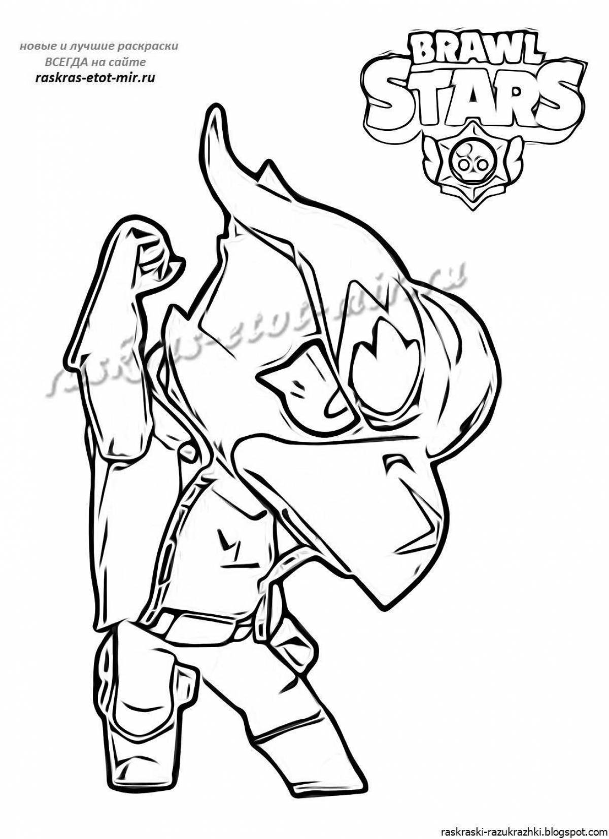 Coloring page charming mortis