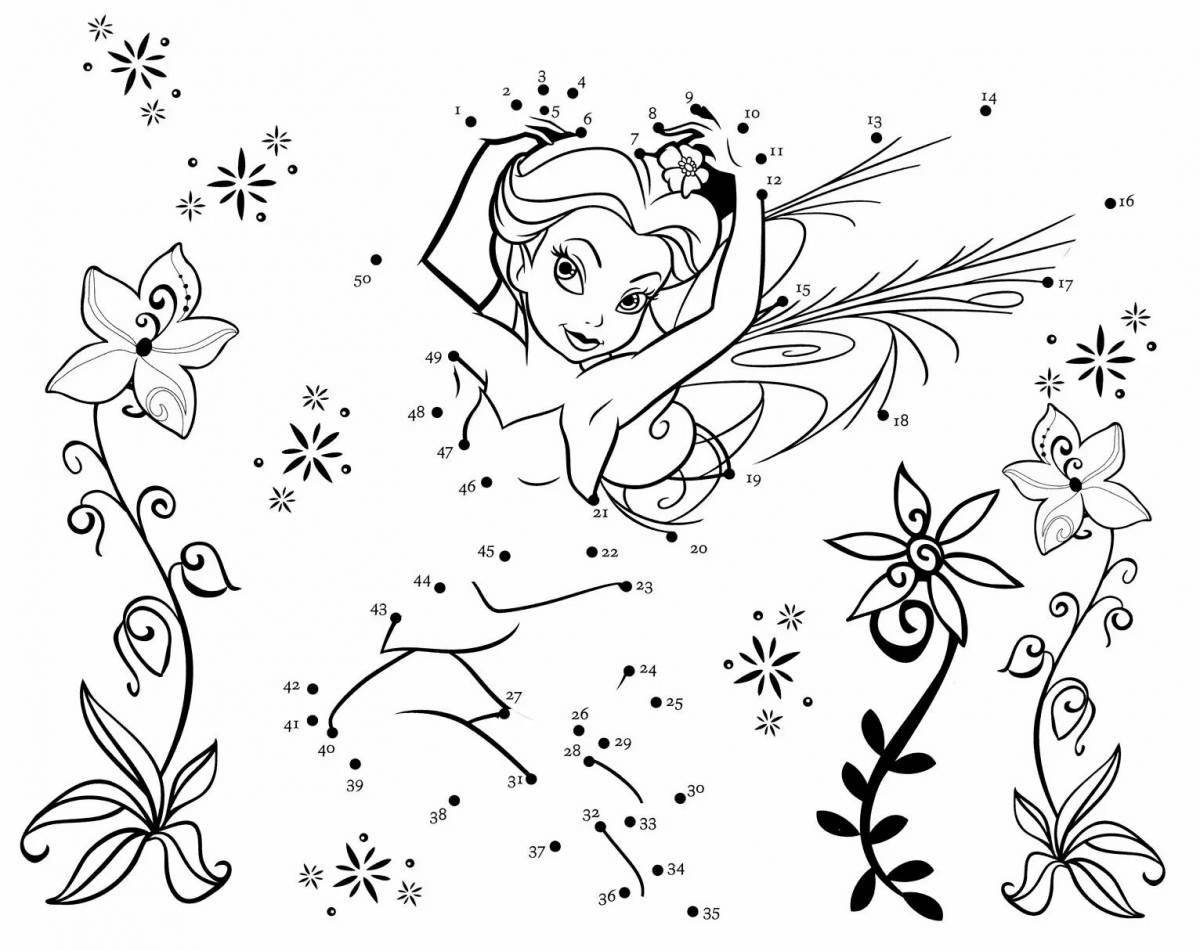 Exquisite copy of the coloring page