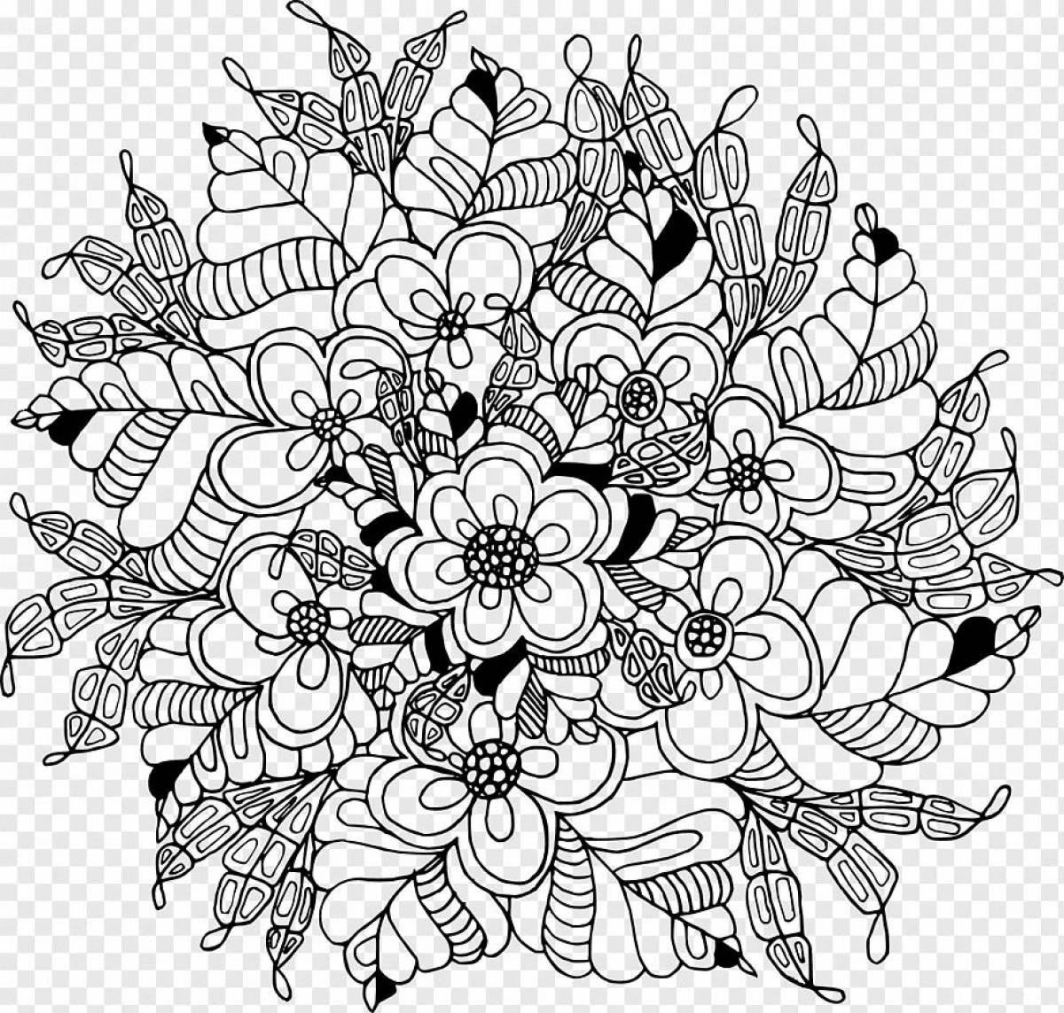 Great filling coloring page