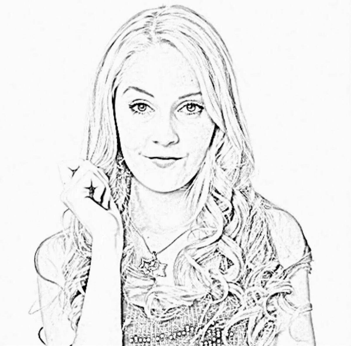 Fun purple coloring book