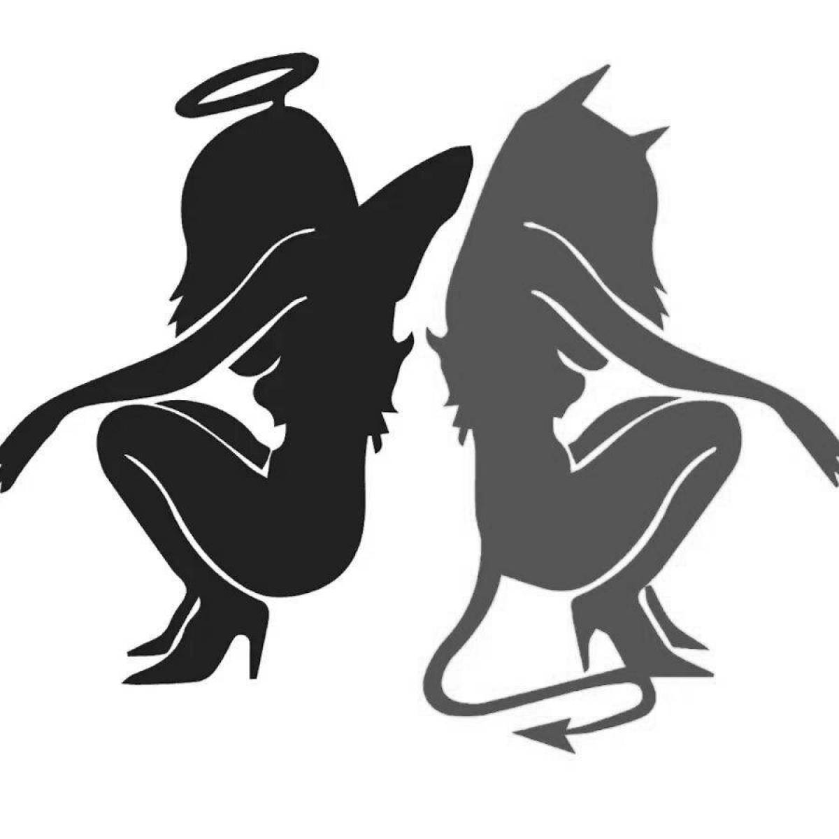 Coloring book dazzling kamasutra