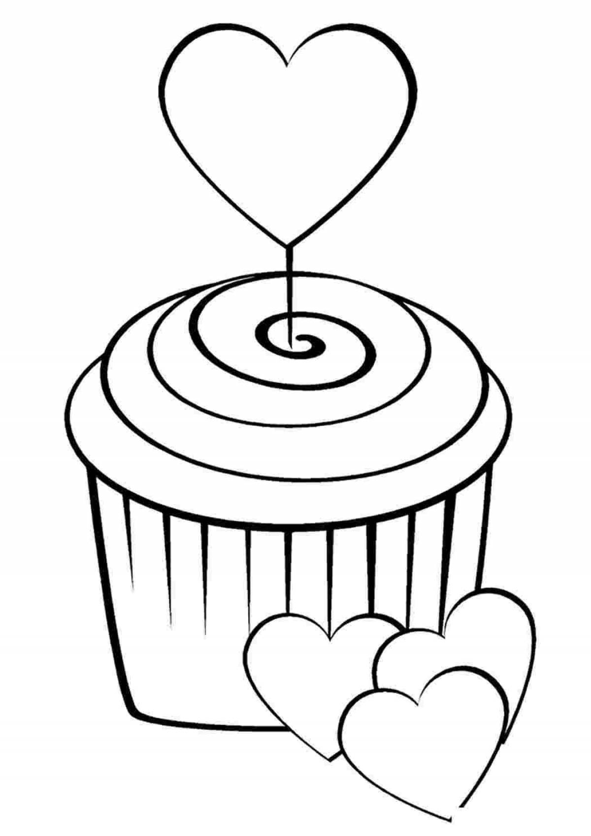 Delicate copy of the coloring page