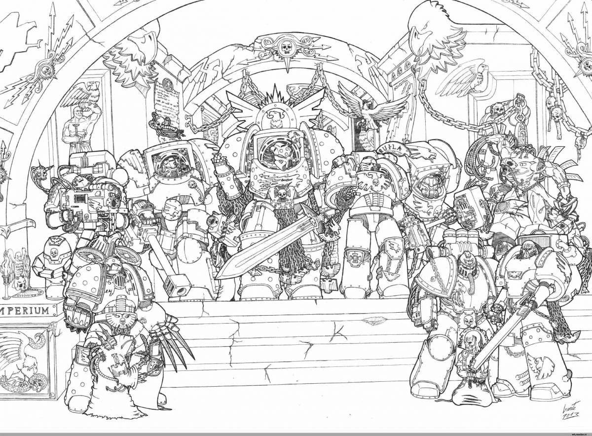 Terrific tau coloring book