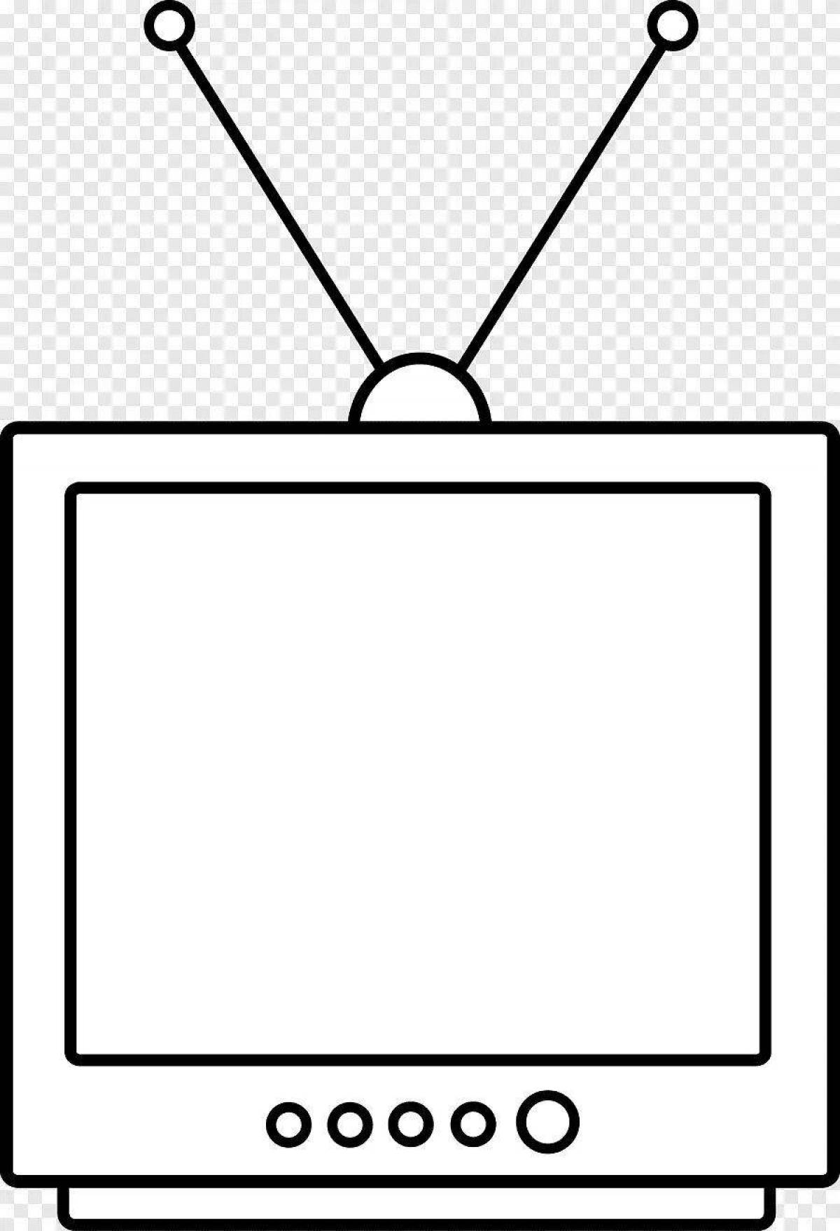 Entertainment coloring tv