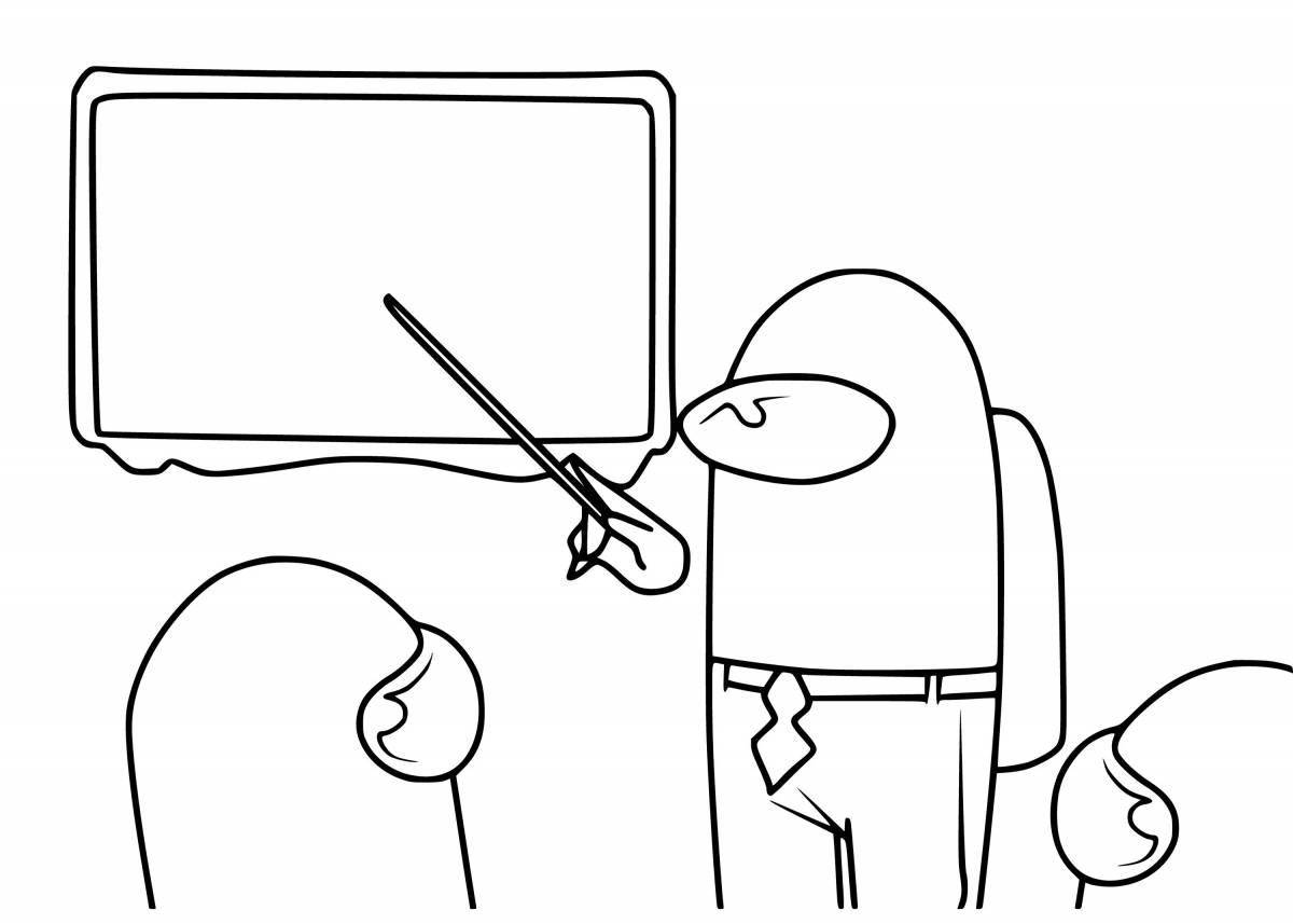 Coloring bright nothing