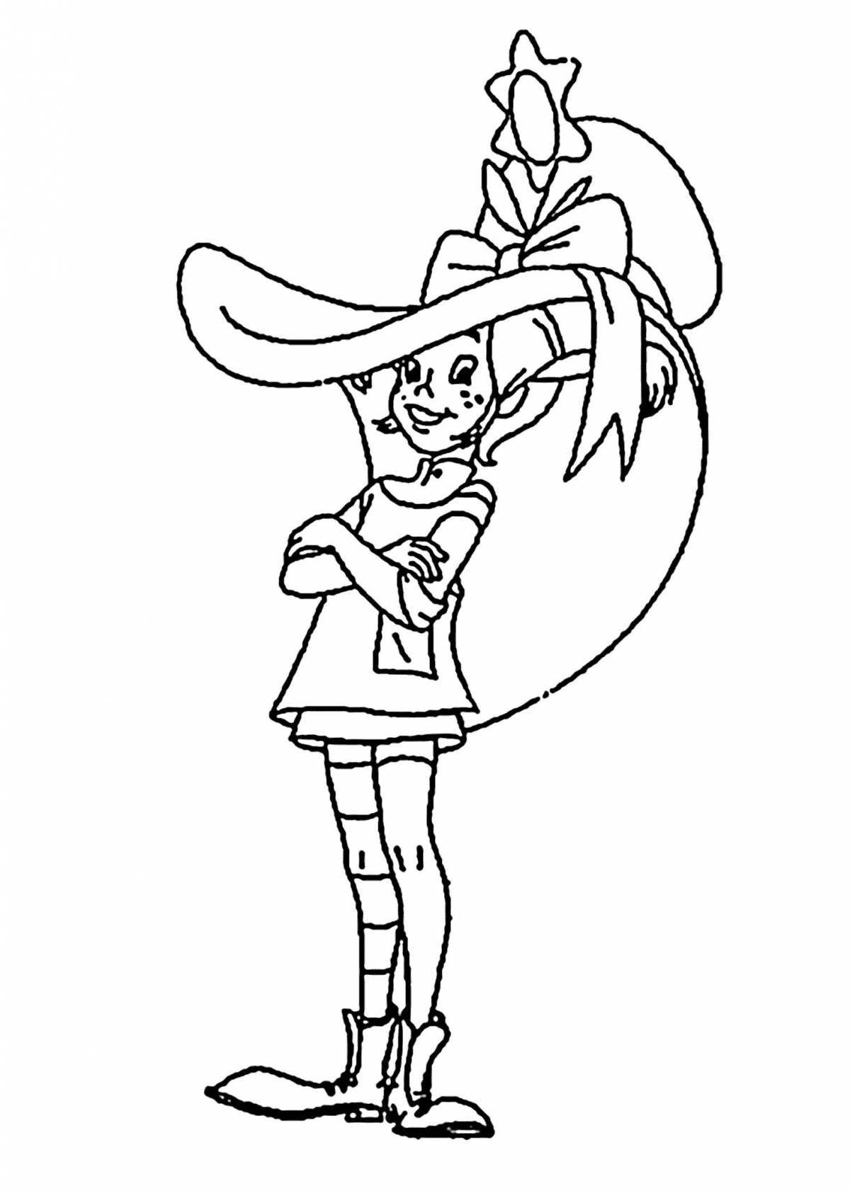 Peppy's adorable coloring page