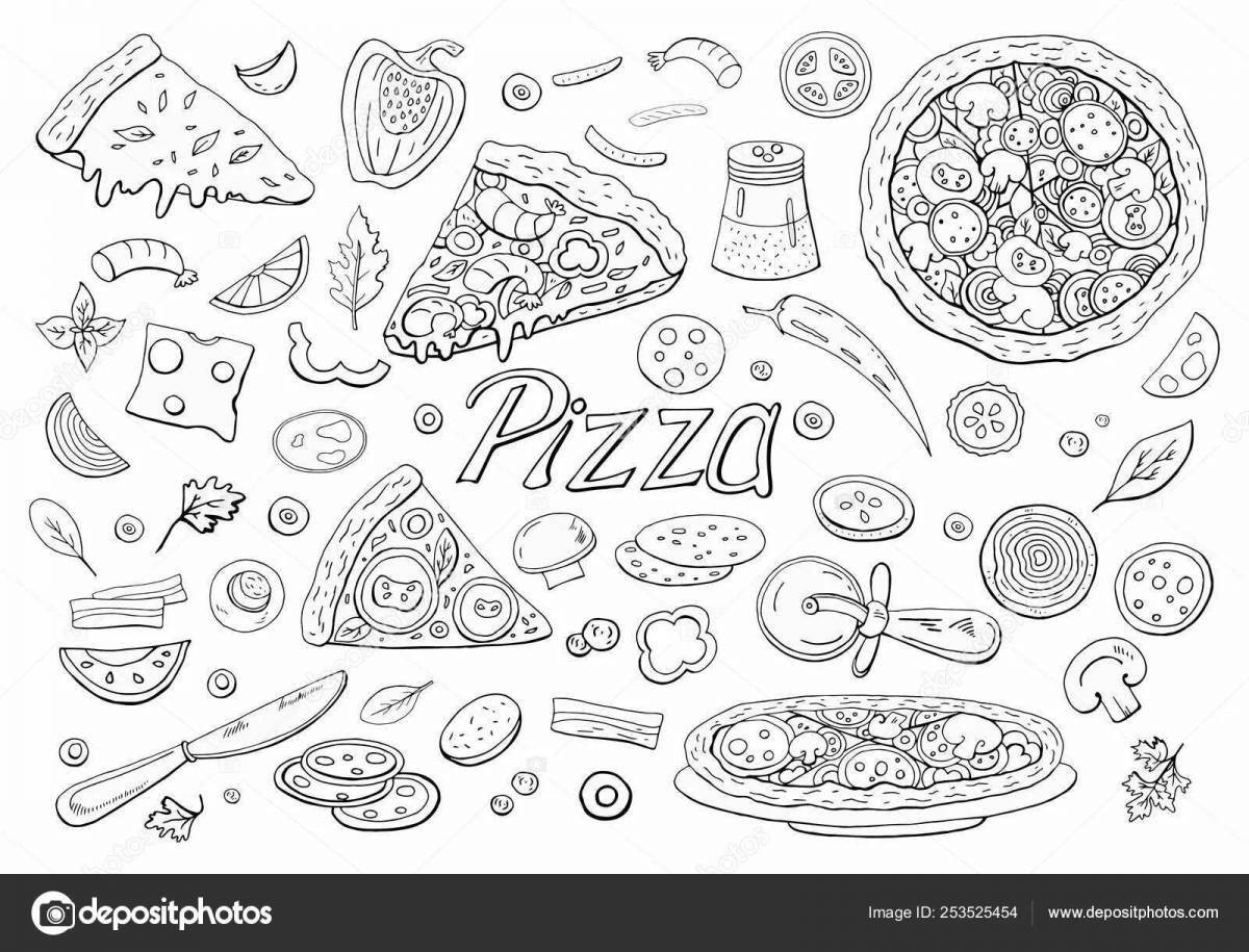Significant ingredients coloring page