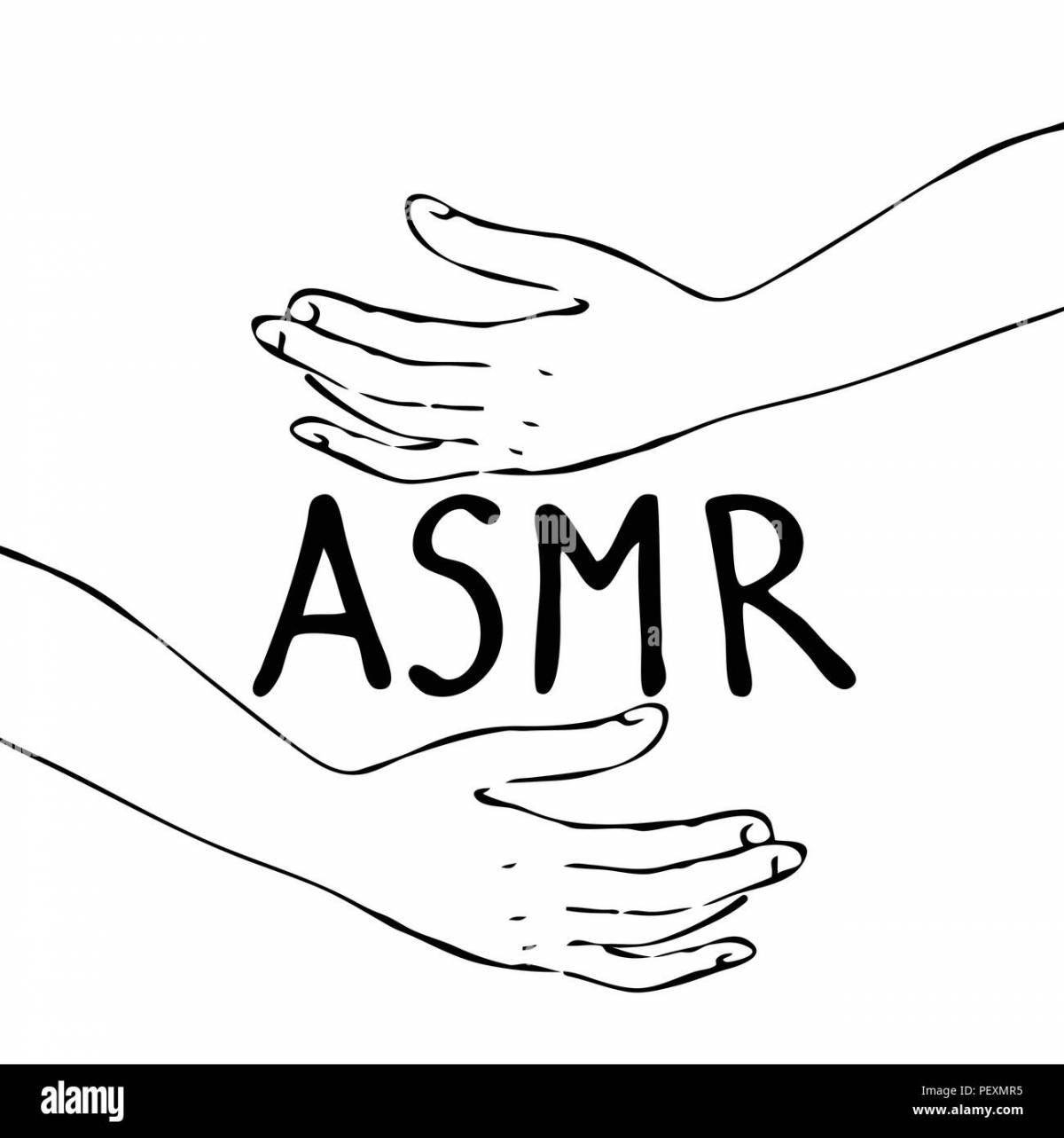 Успокаивающая раскраска asmr