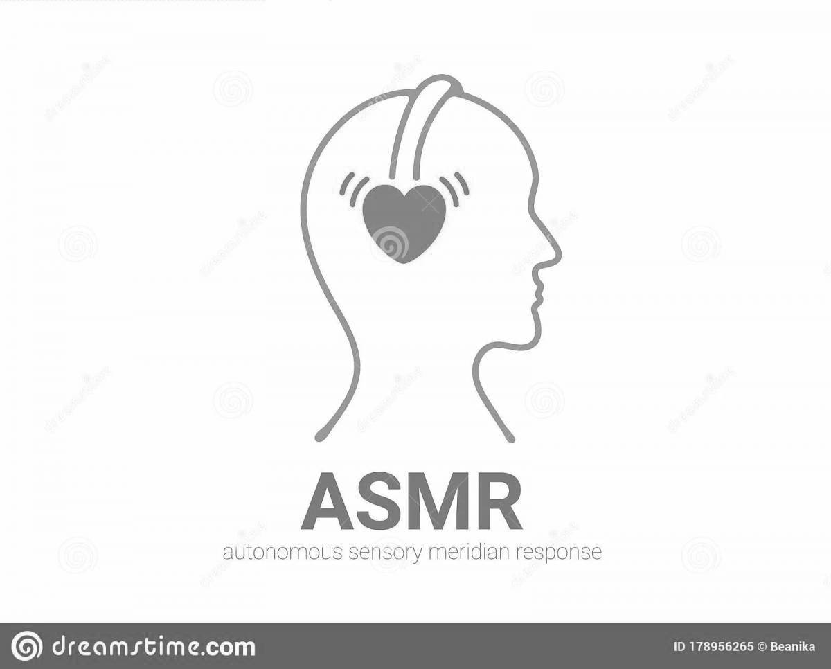 Яркая раскраска asmr