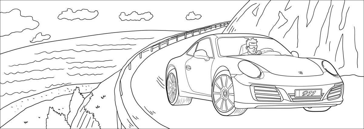 Delightful makan coloring page