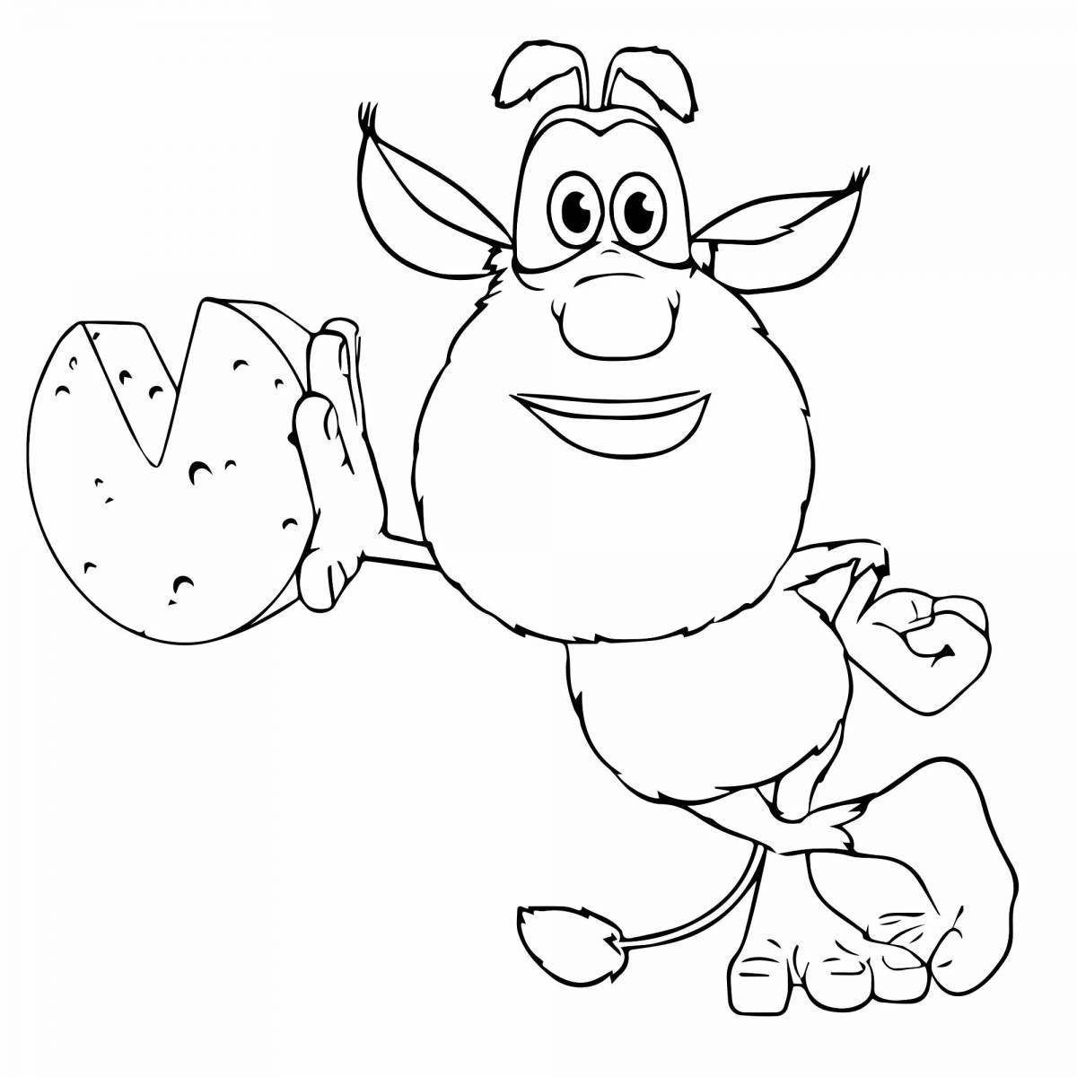 Bubba colorful coloring page